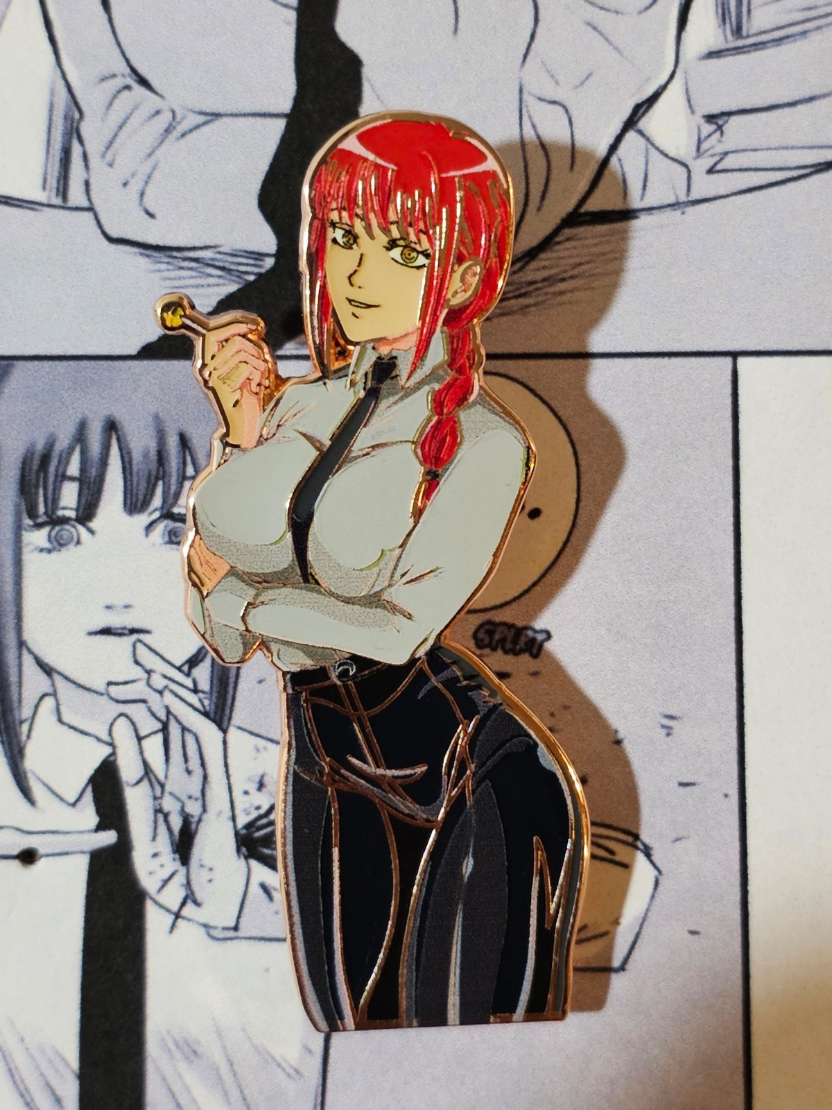 Chainsaw Waifu enamel Pin