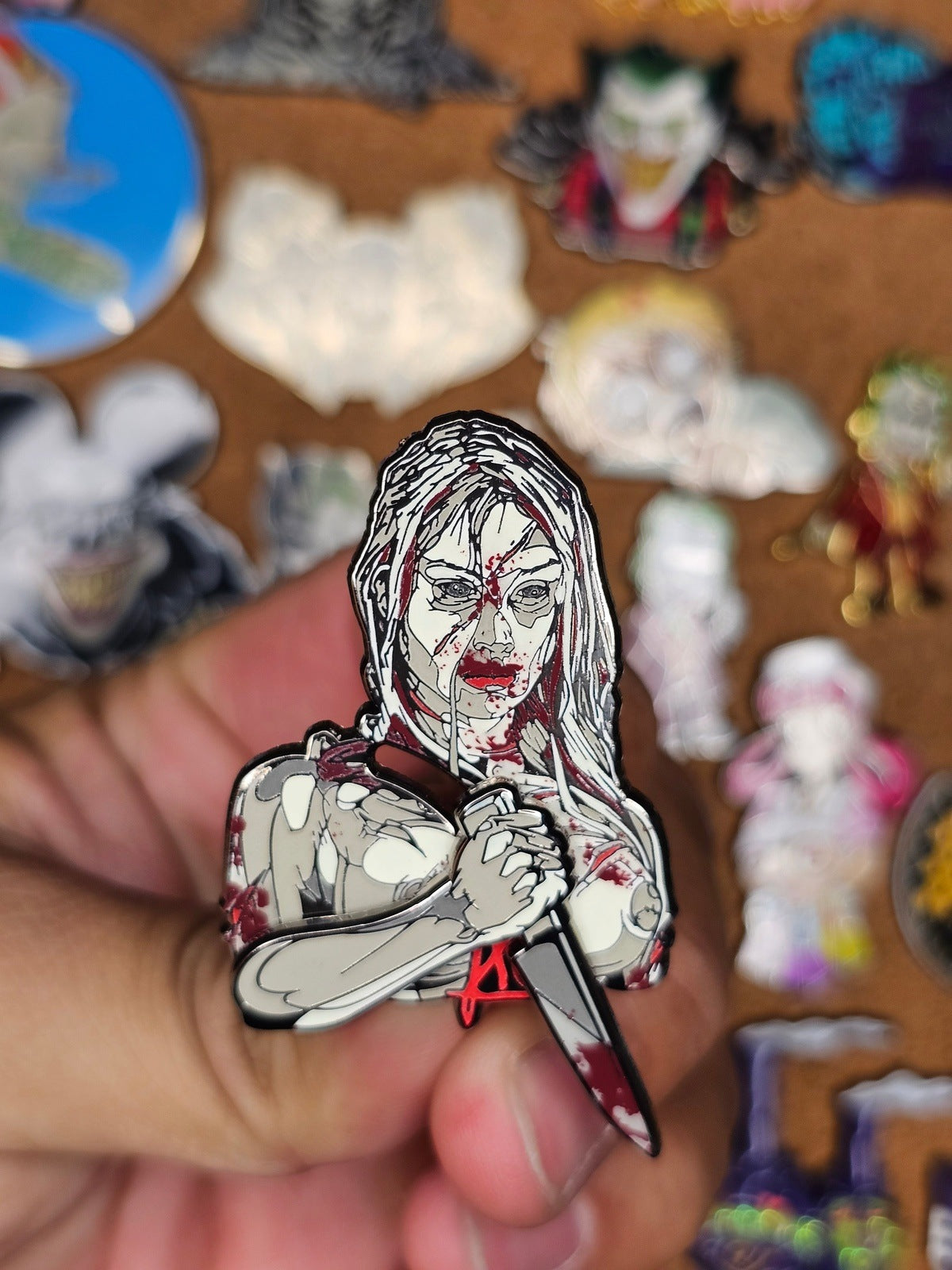 Angry Princess enamel Pin