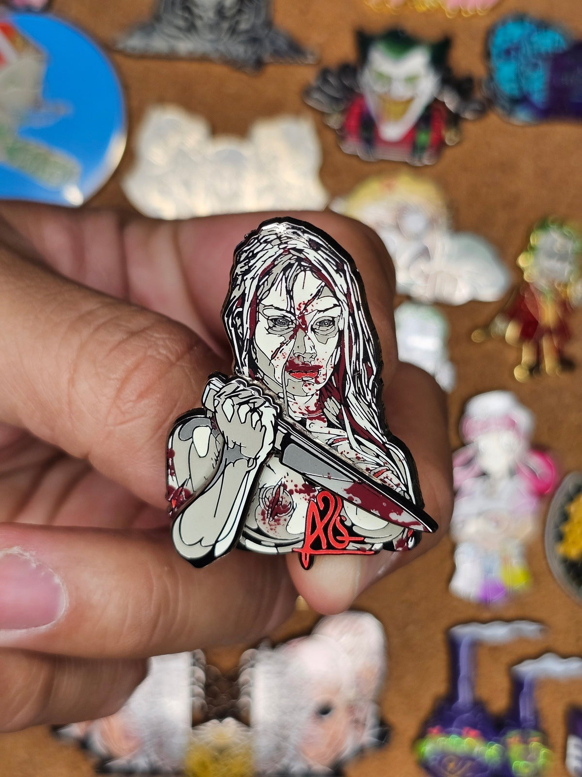 Angry Princess enamel Pin
