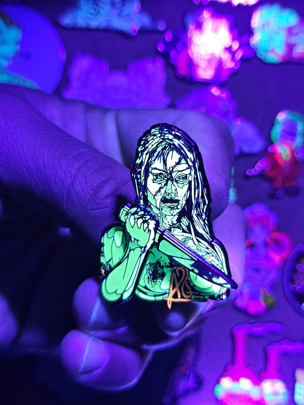 Angry Princess enamel Pin