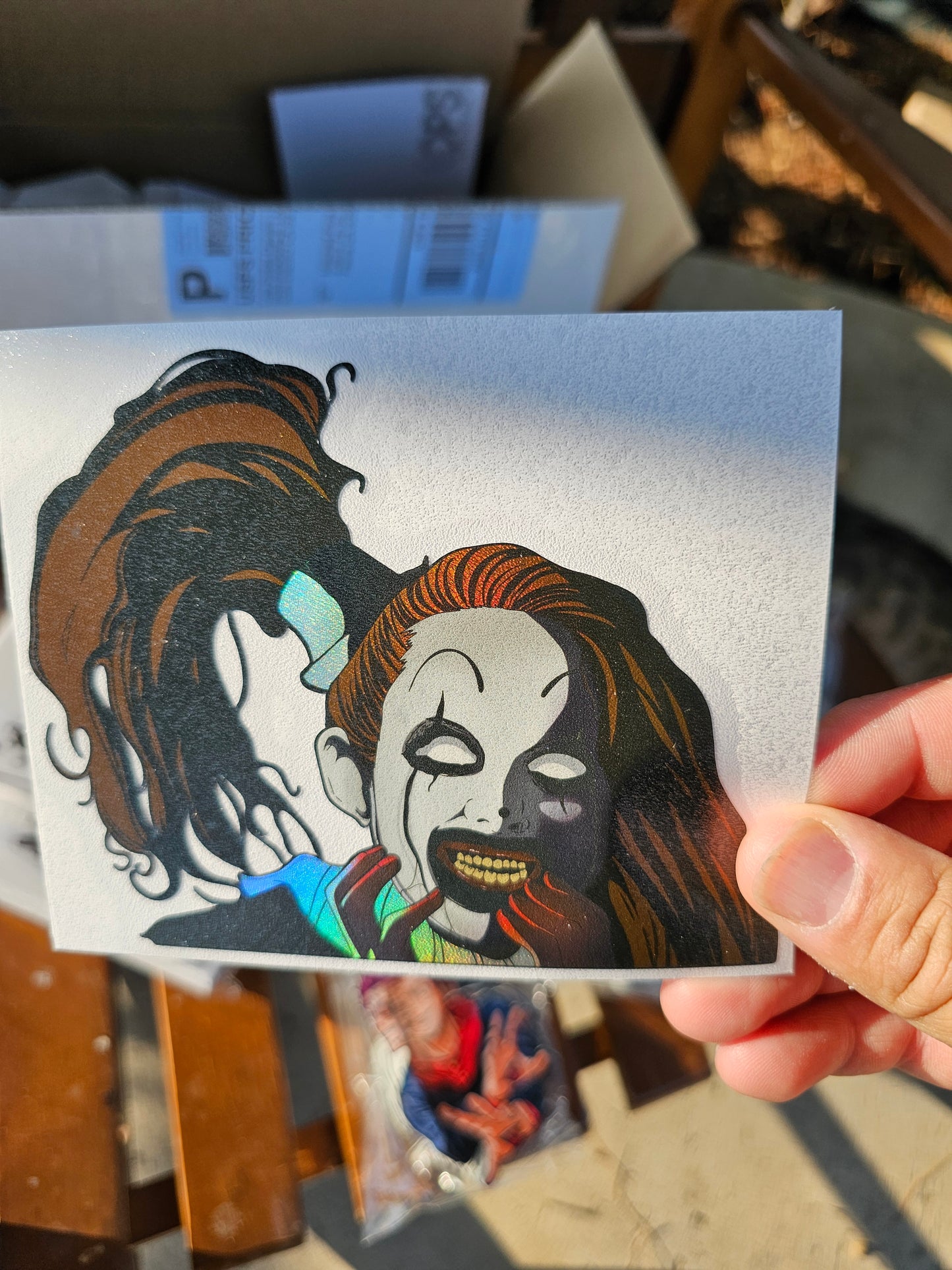 The pale girl sticker