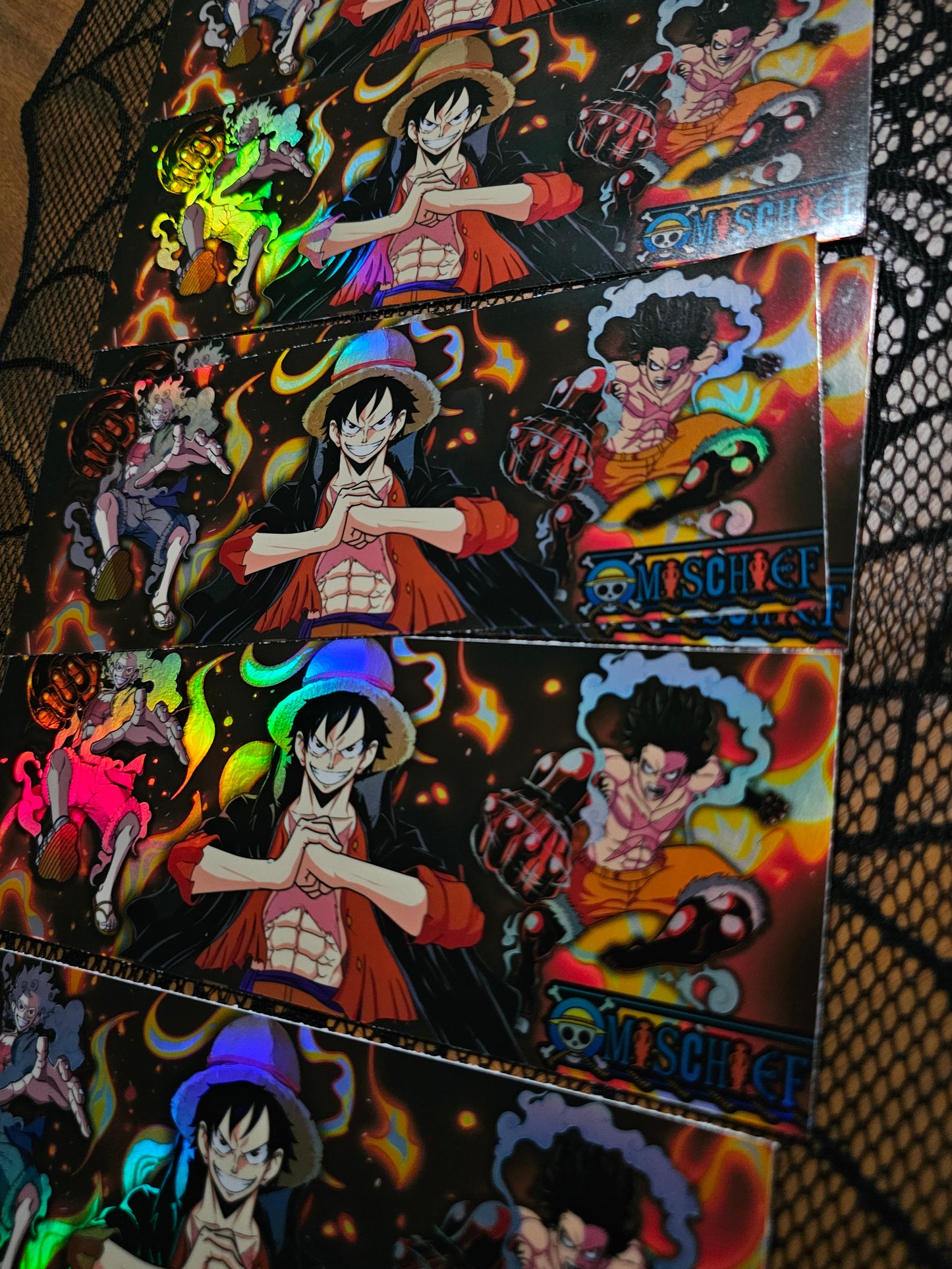 Monkey D 8x3 slap sticker