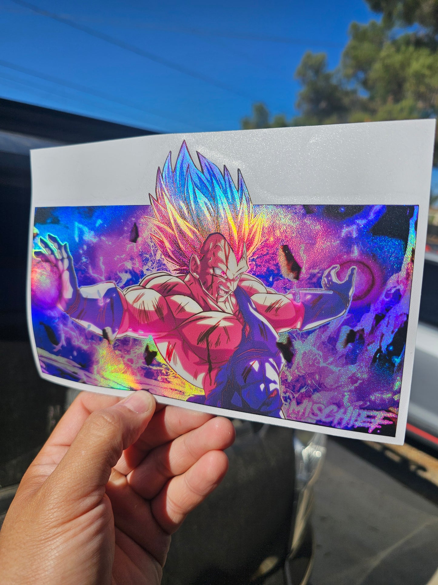 Ultra Ego Saiyan 8x3 sticker