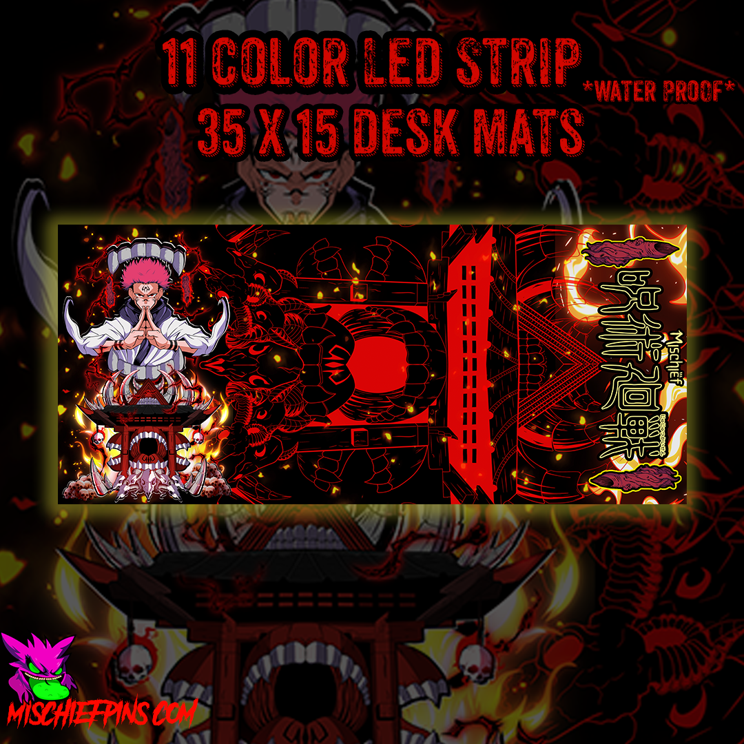 JJK Shrine LED Desk Mat