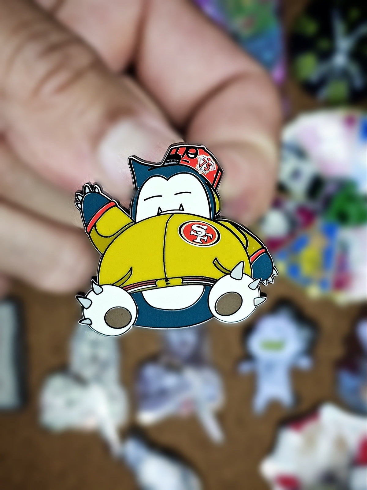 Snorlax Fan enamel pin
