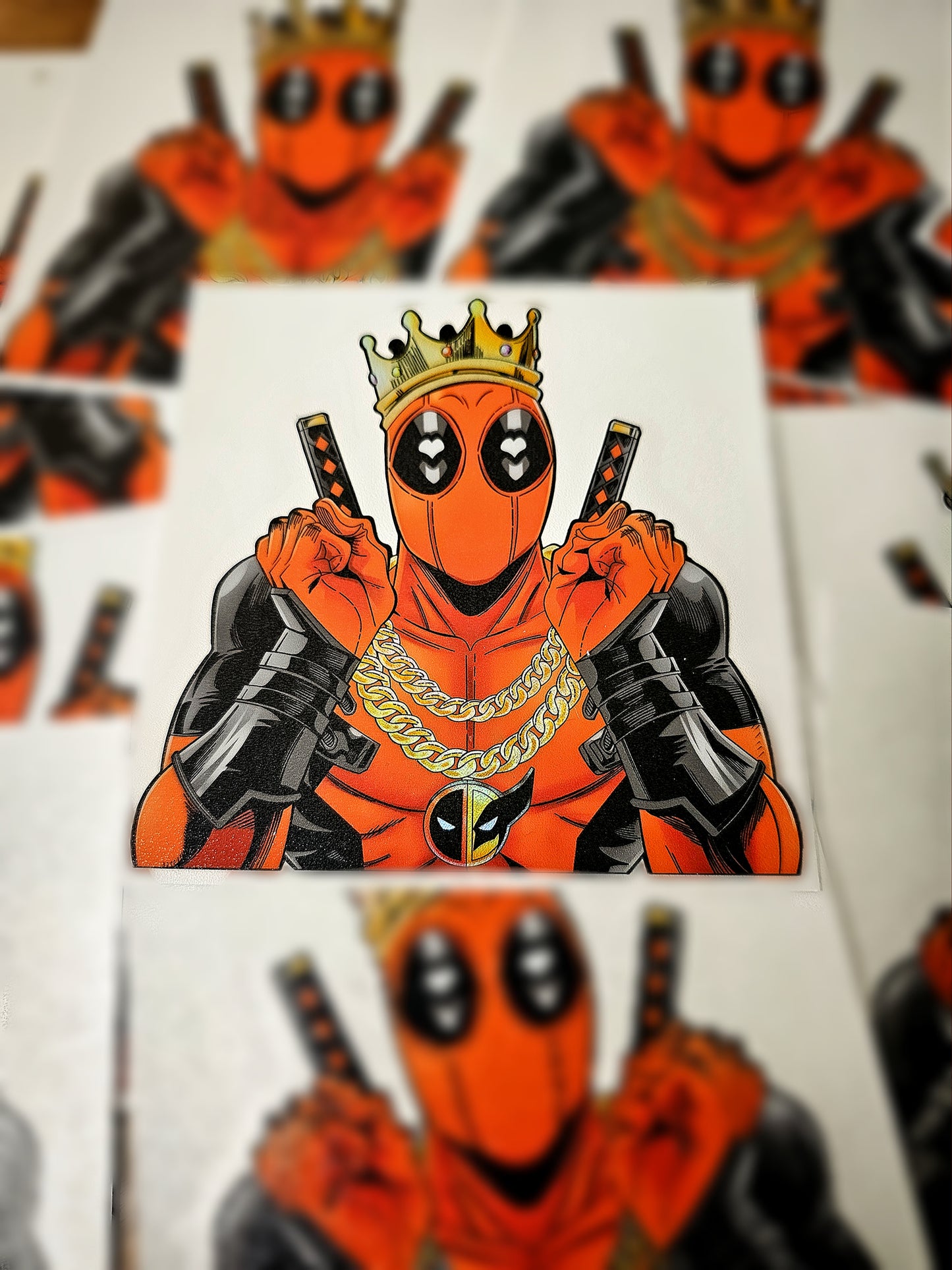 King Pool Holo Sticker