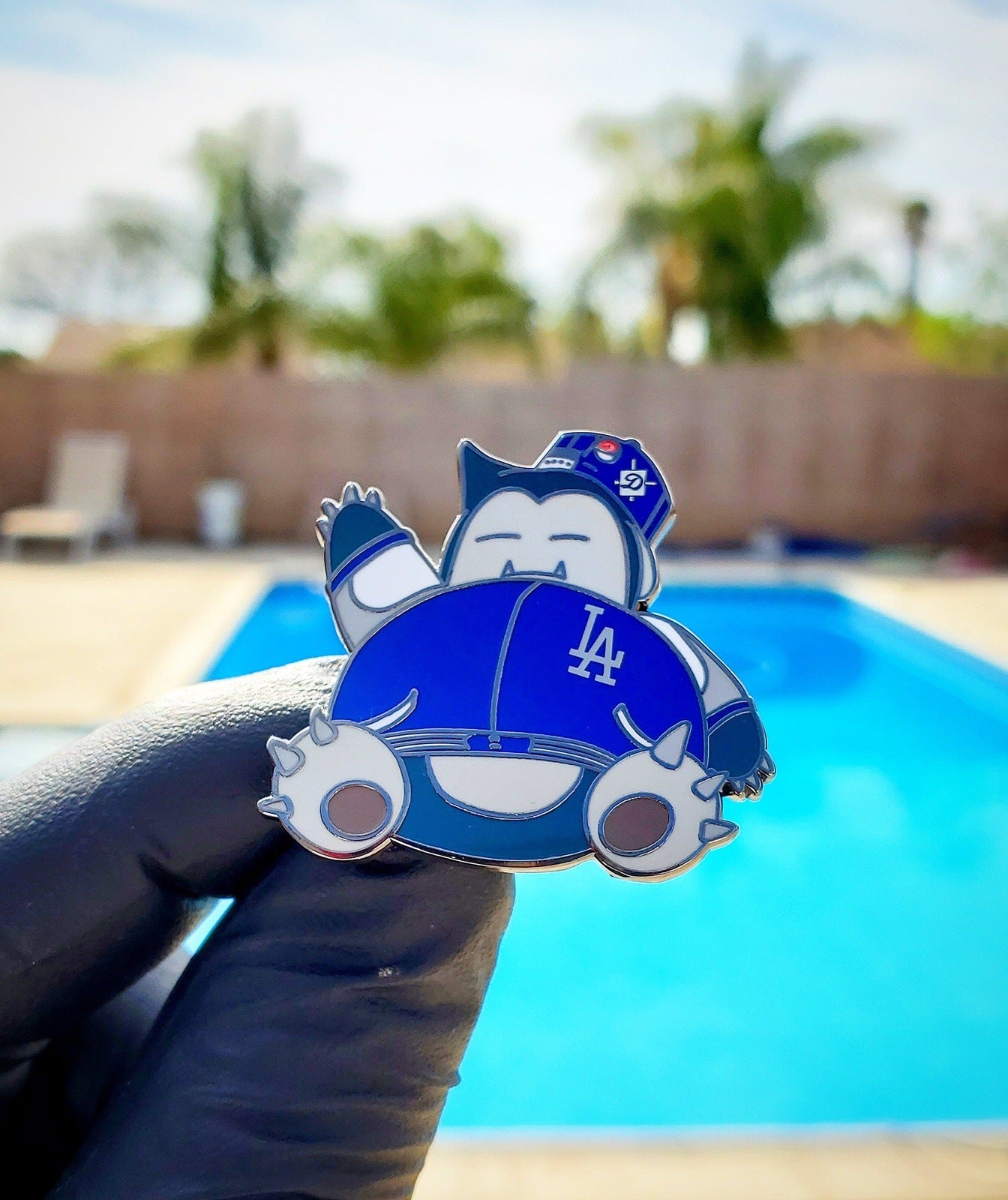 Snorlax Fan enamel pin