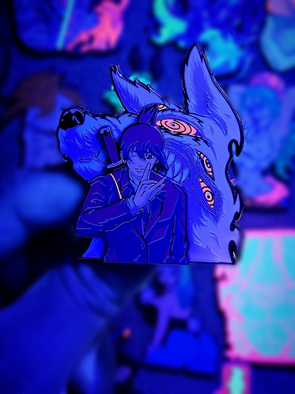 Aki n Kon Enamel Pin