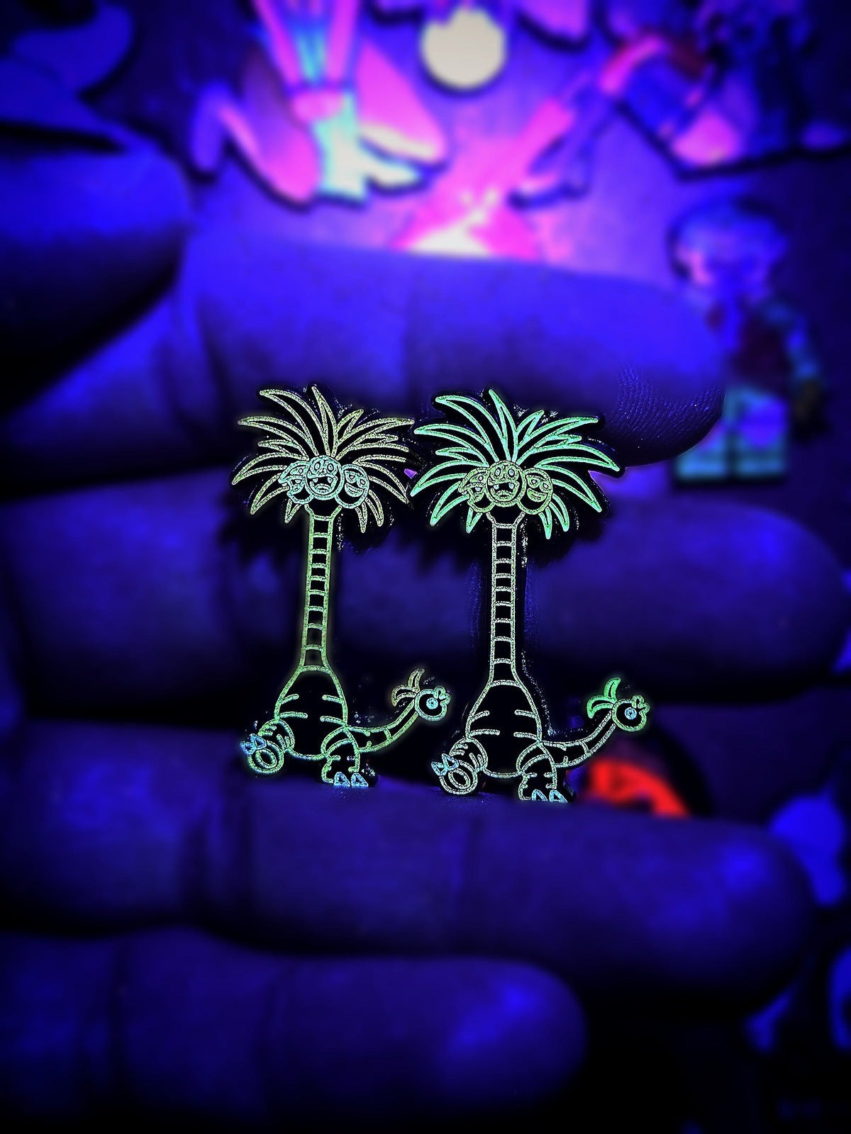 Exeggcute Neon Enamel Pin