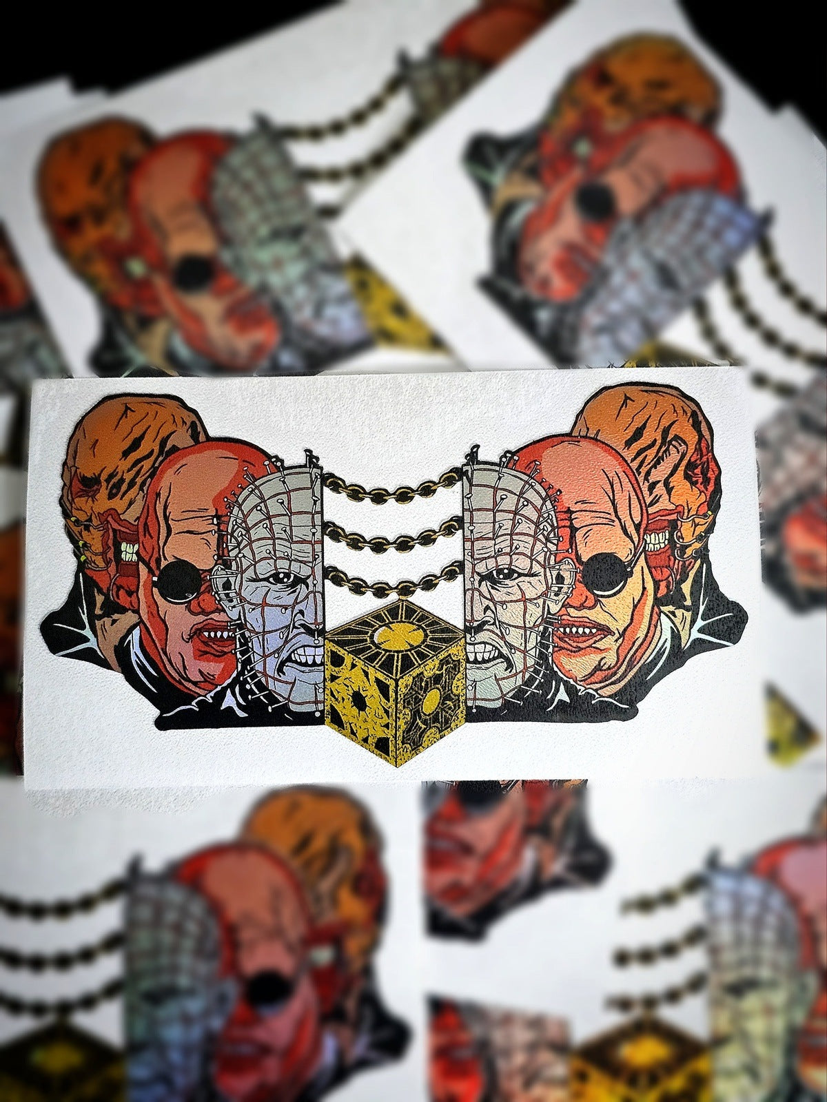 Cenobites of hell Car Decal