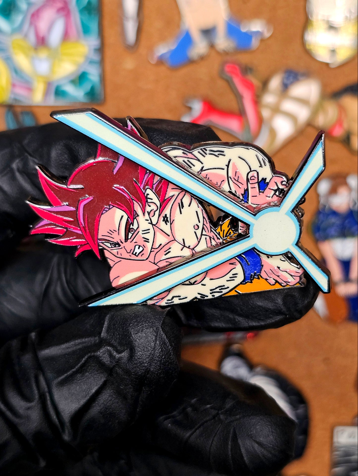 Goku Spinner Enamel pins
