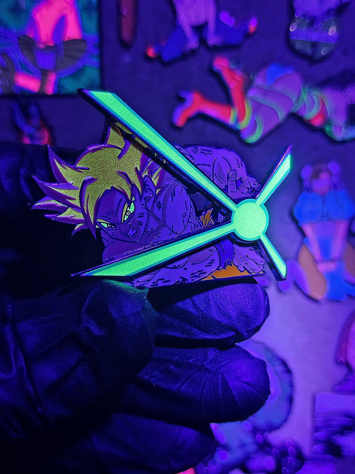 Goku Spinner Enamel pins