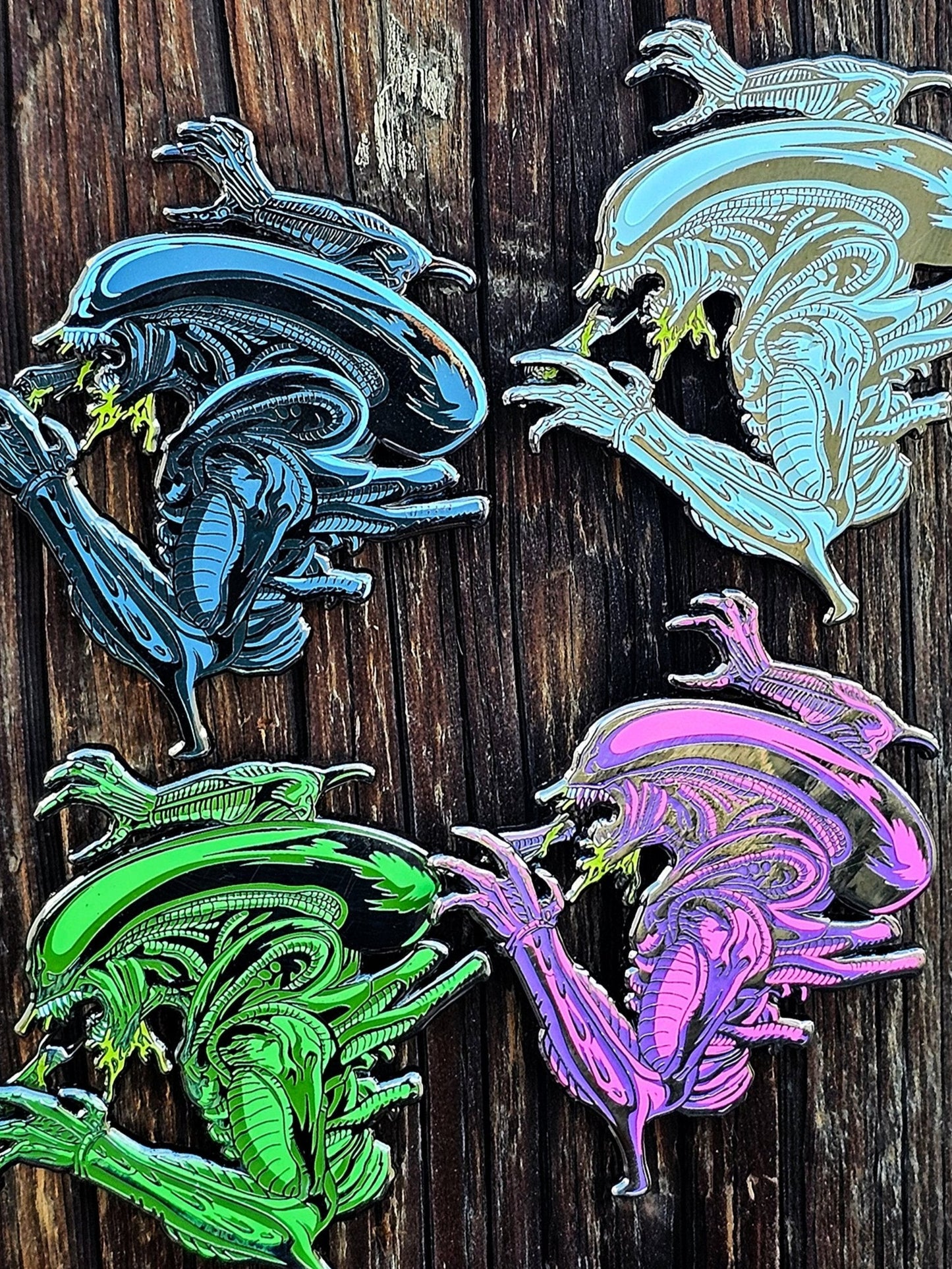 Xenomorph 90’s Arcade Enamel Pins
