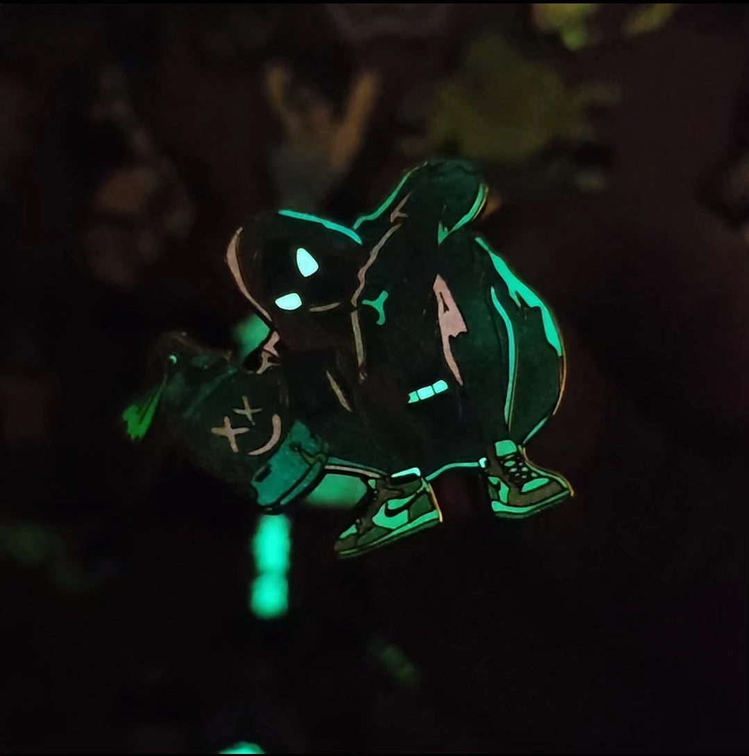 Earth 42 Miles Enamel Pin