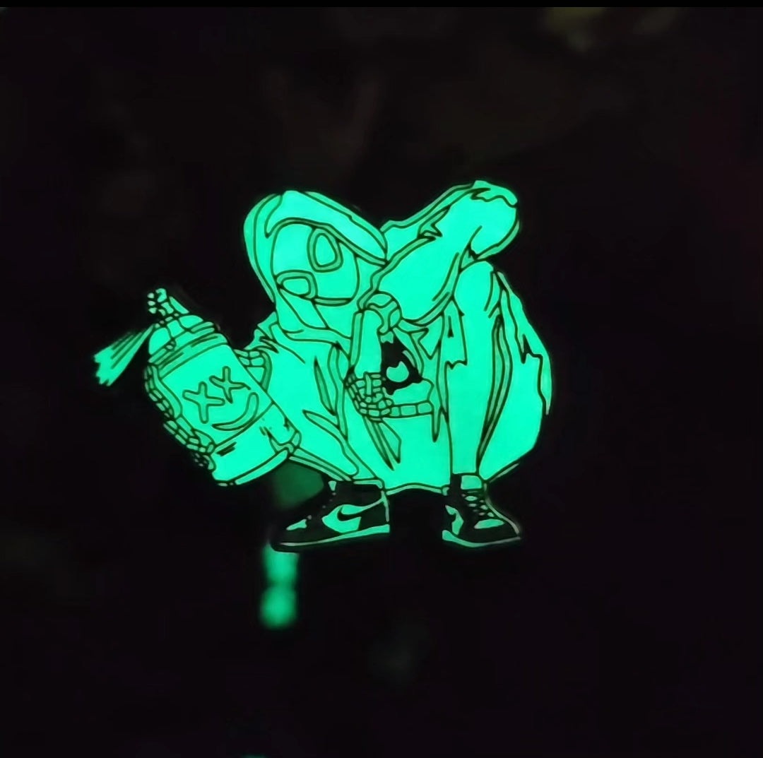 Earth 42 Miles Enamel Pin