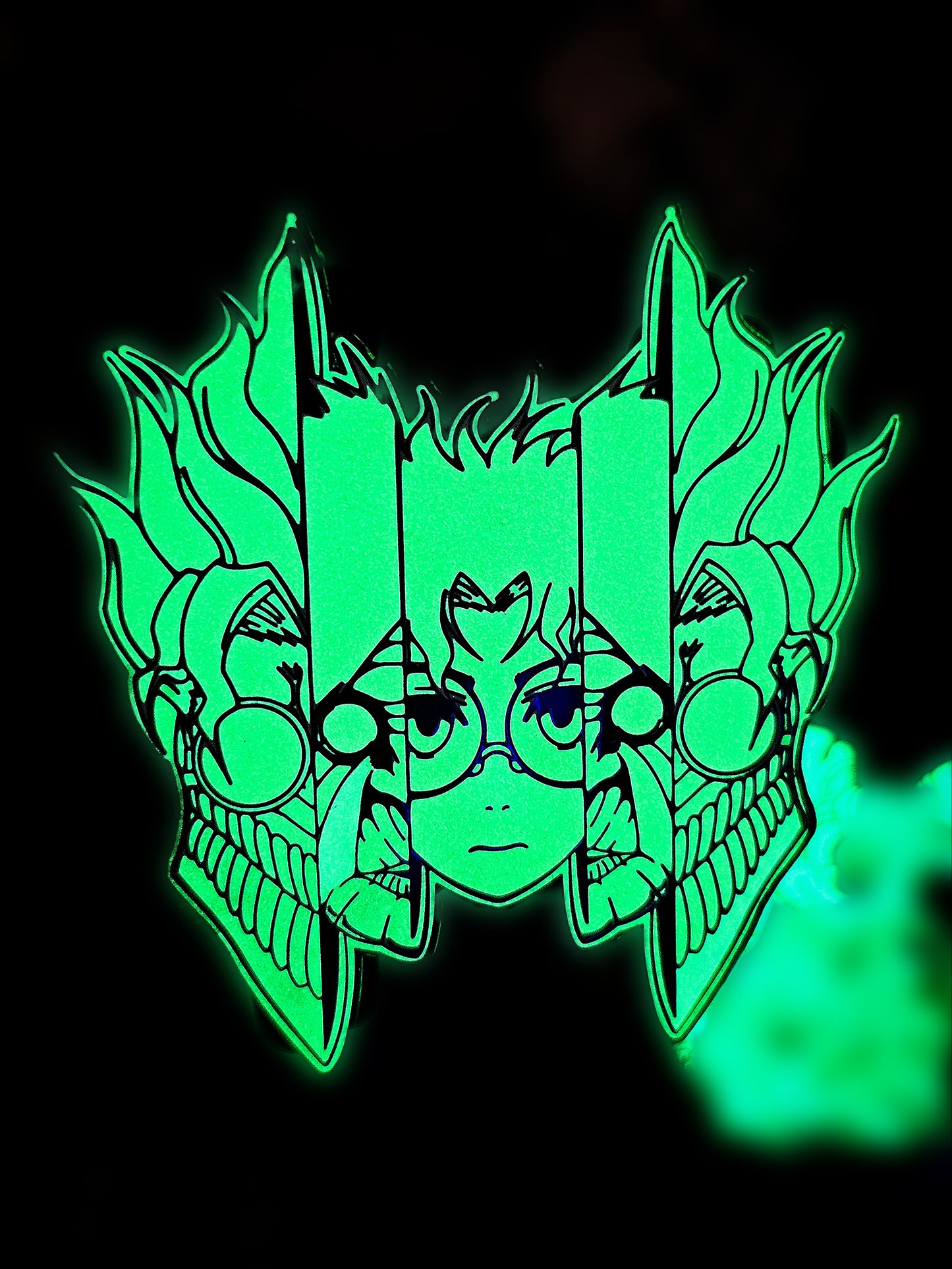 Oka-Split Enamel Pin