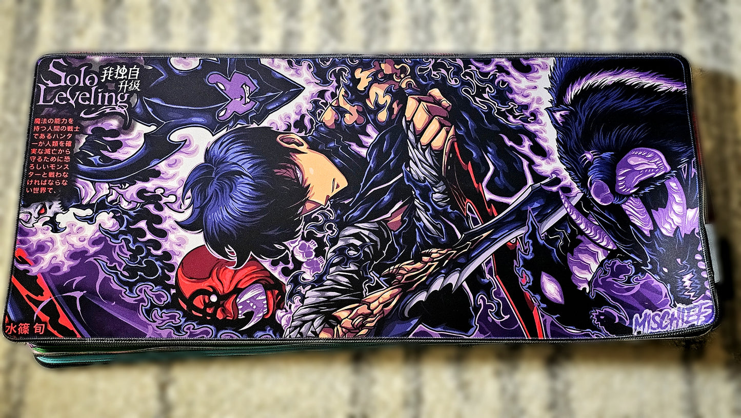 Jinwoo Leveling Deskmat