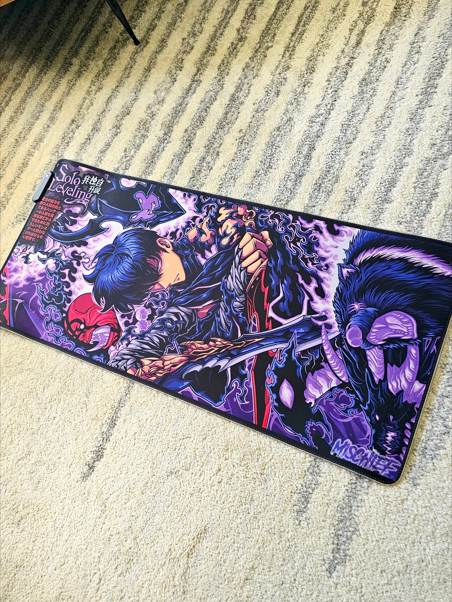 Jinwoo Leveling Deskmat