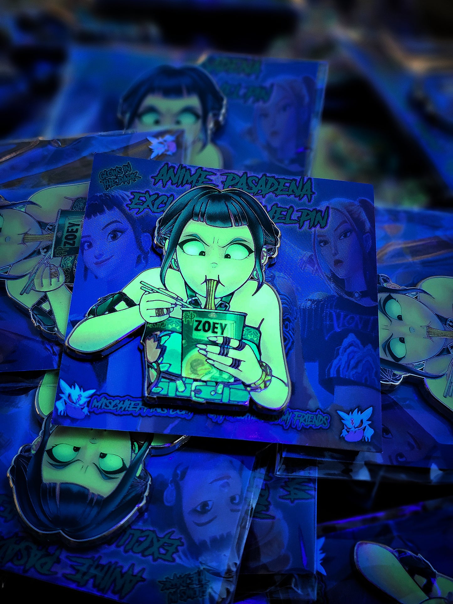 Demon Hunters enamel Pin