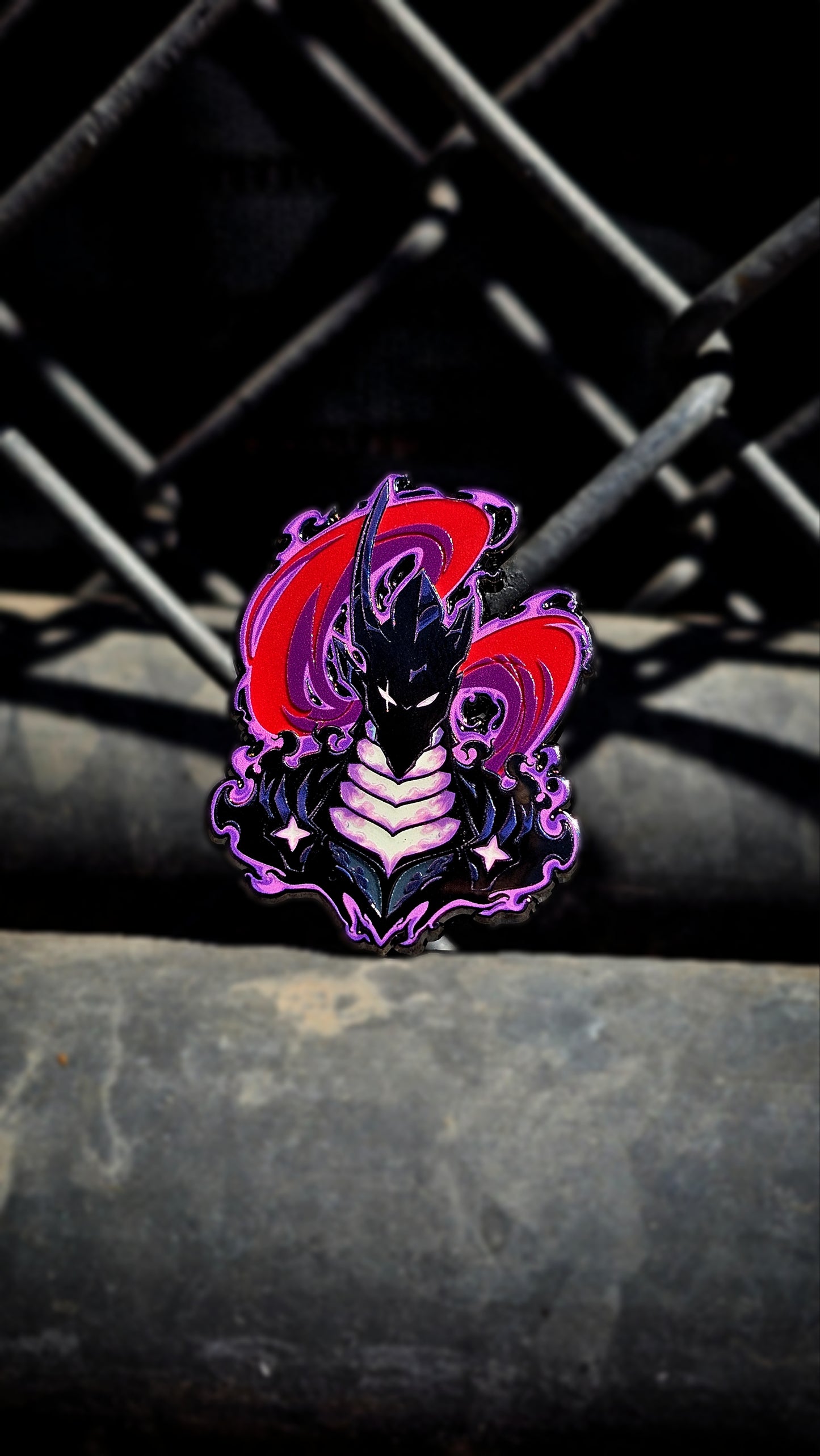 Solo Knight enamel pin