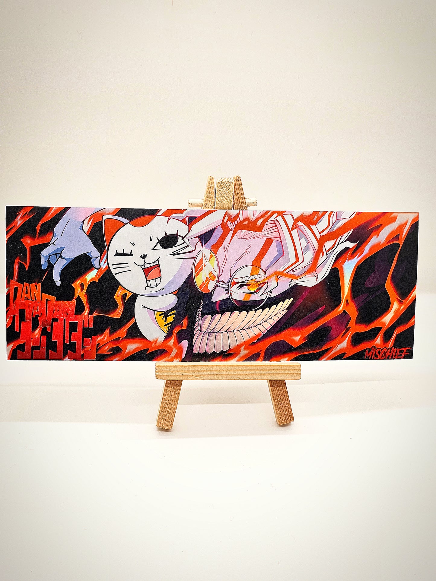 Okarun 8x3 holographic sticker pre orders