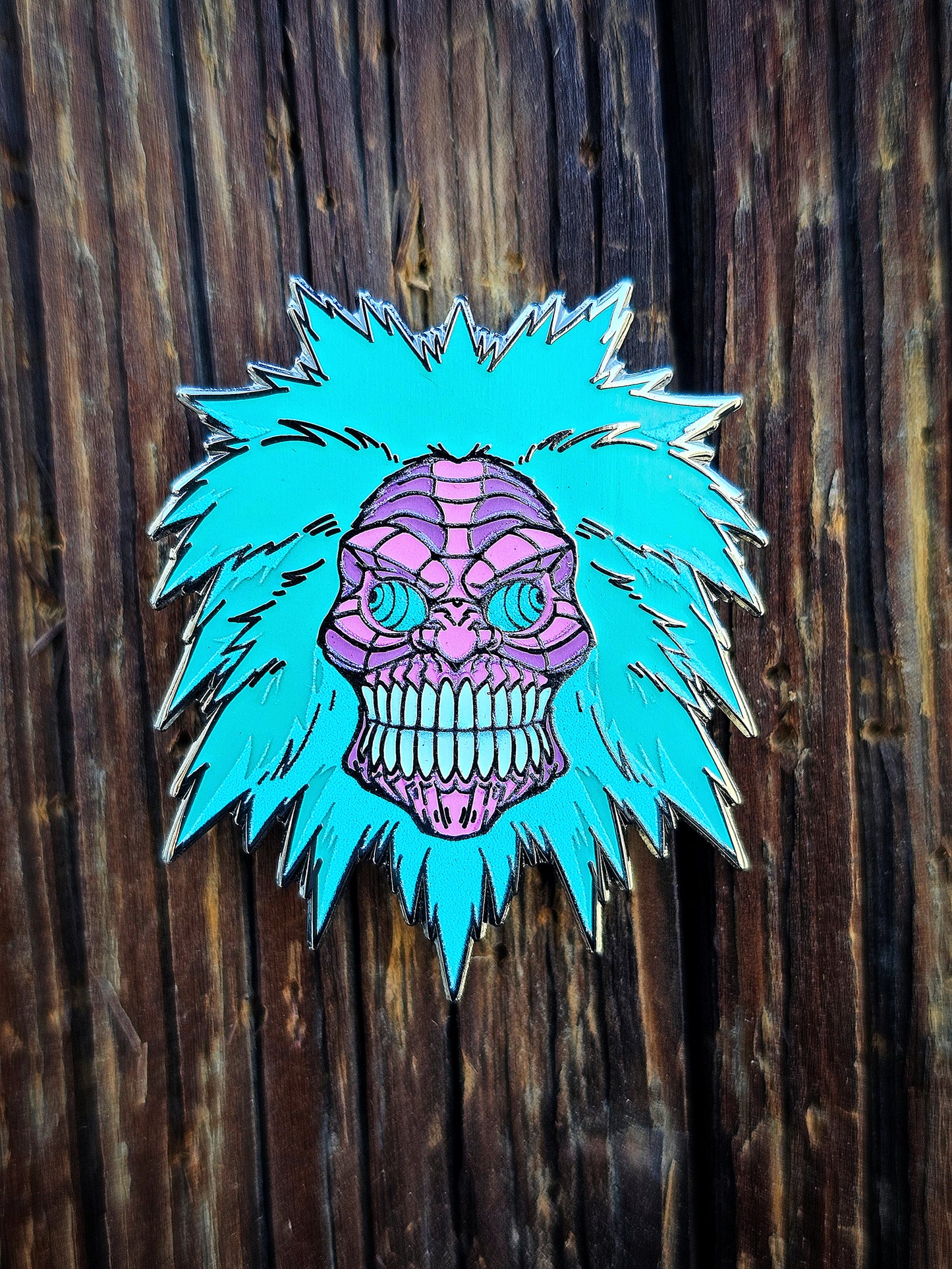 Turbo Mask Enamel Pin