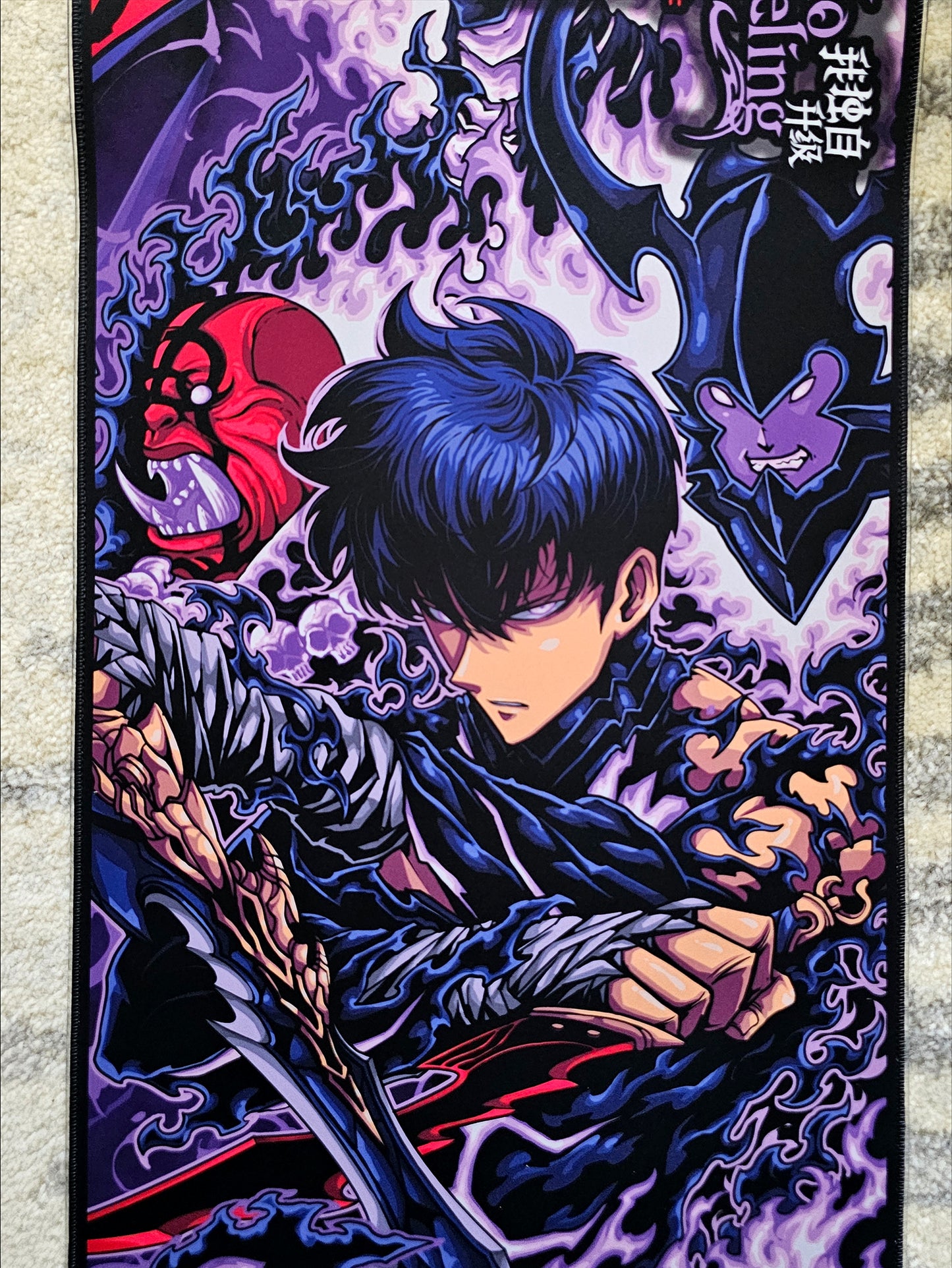 Jinwoo Leveling Deskmat