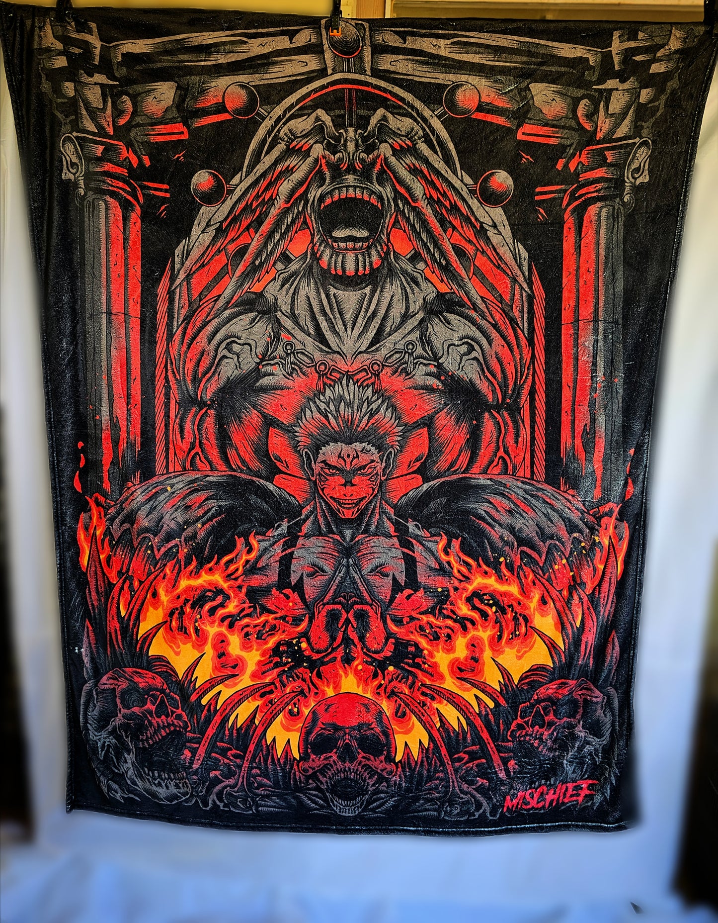Mischief Suk Una Fleece Blanket