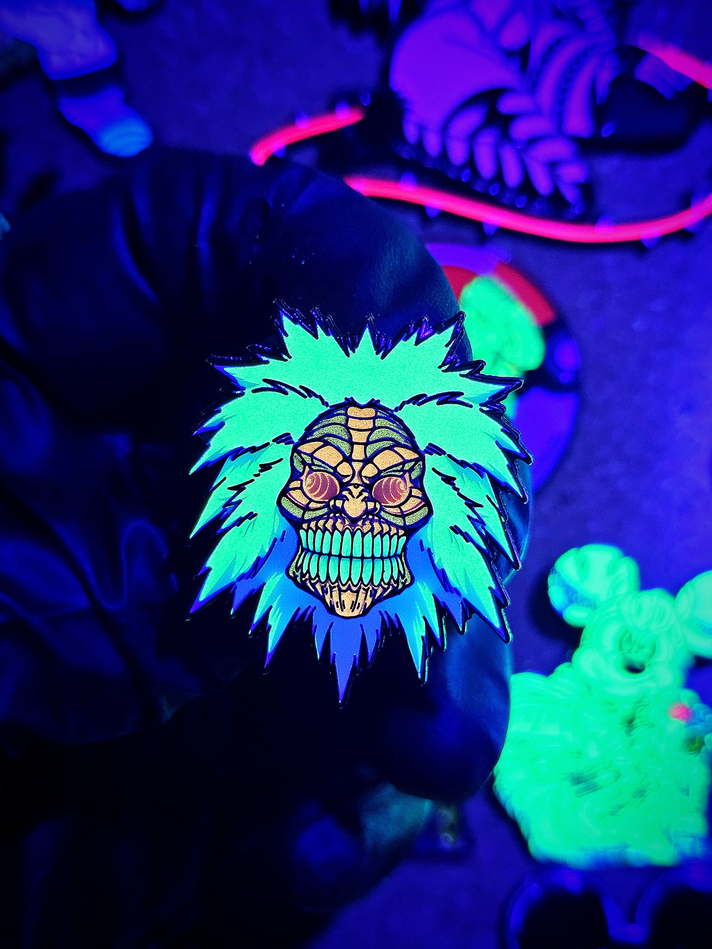 Turbo Mask Enamel Pin