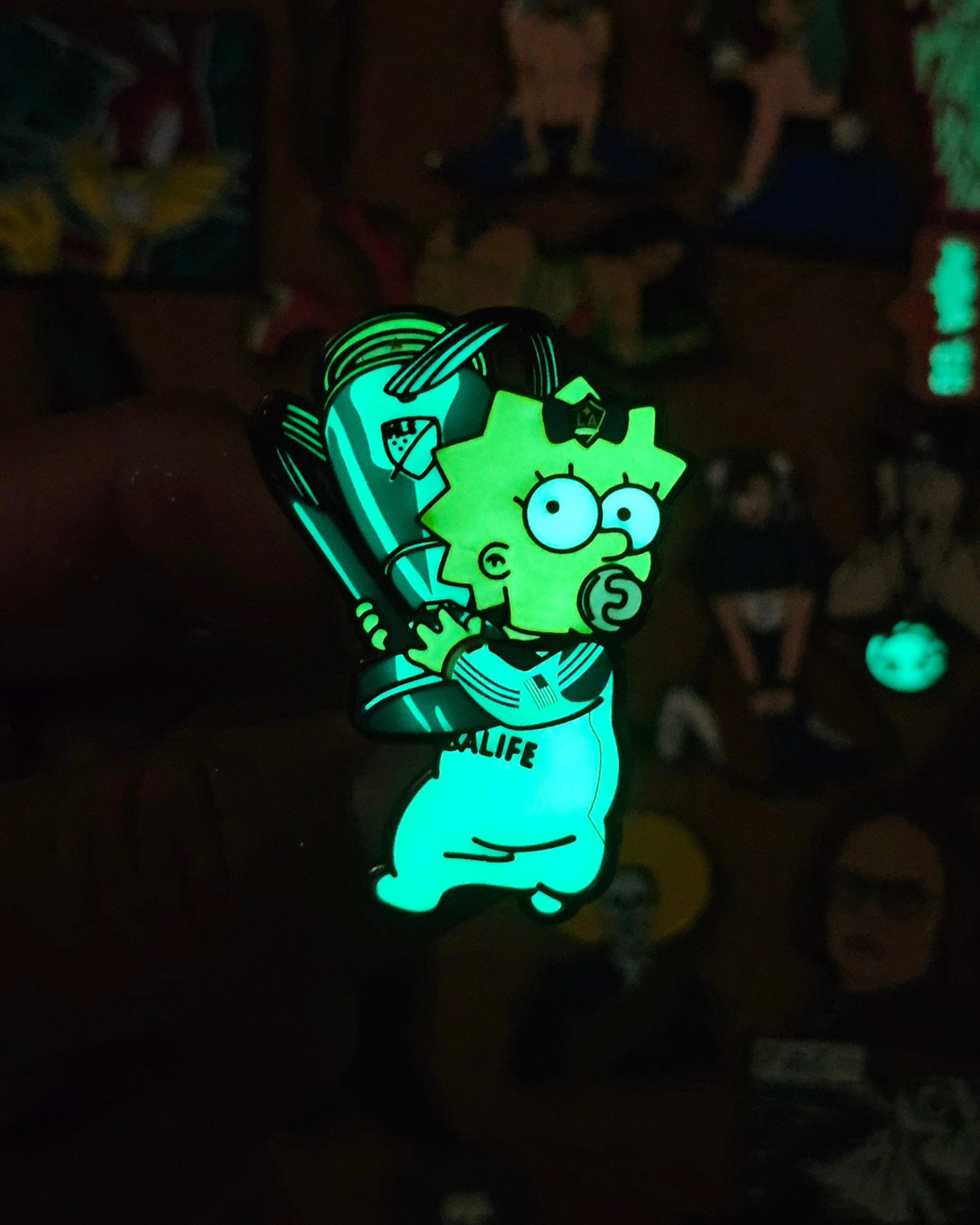 Maggie Galaxy Fan Enamel Pin