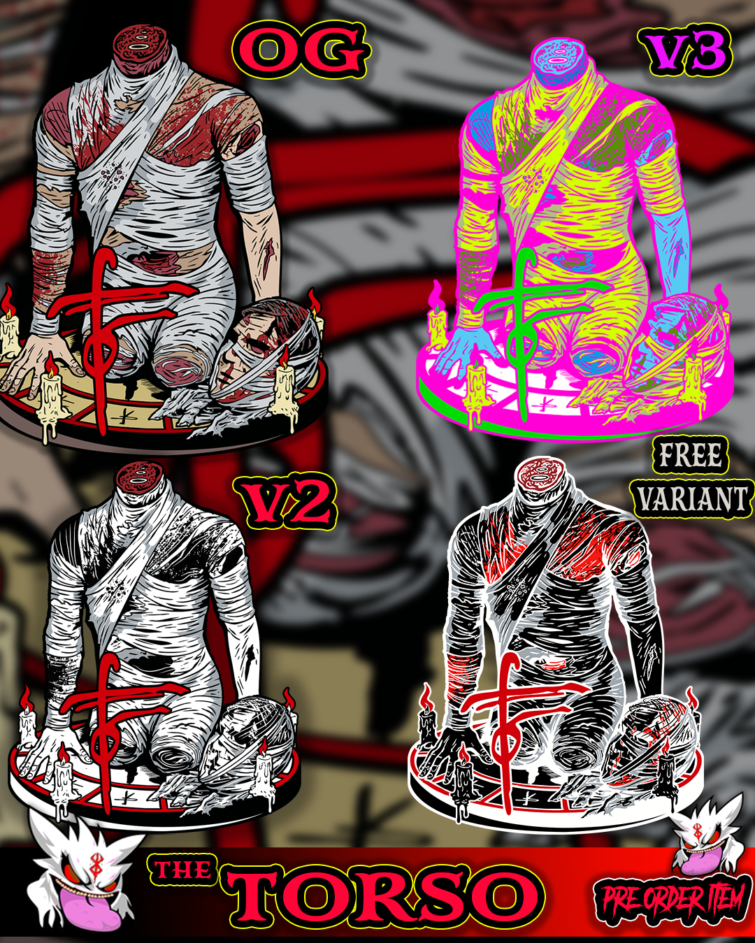 The Torso enamel pin