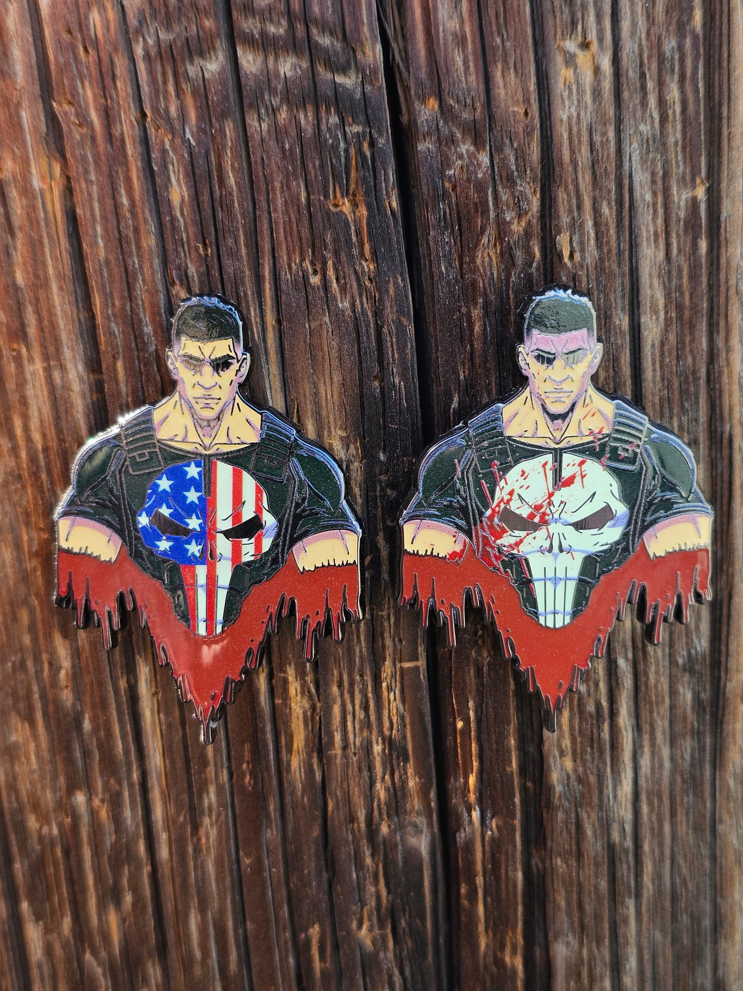 The Punish User enamel Pin