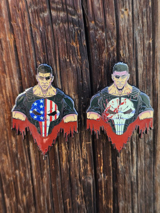 The Punish User enamel Pin