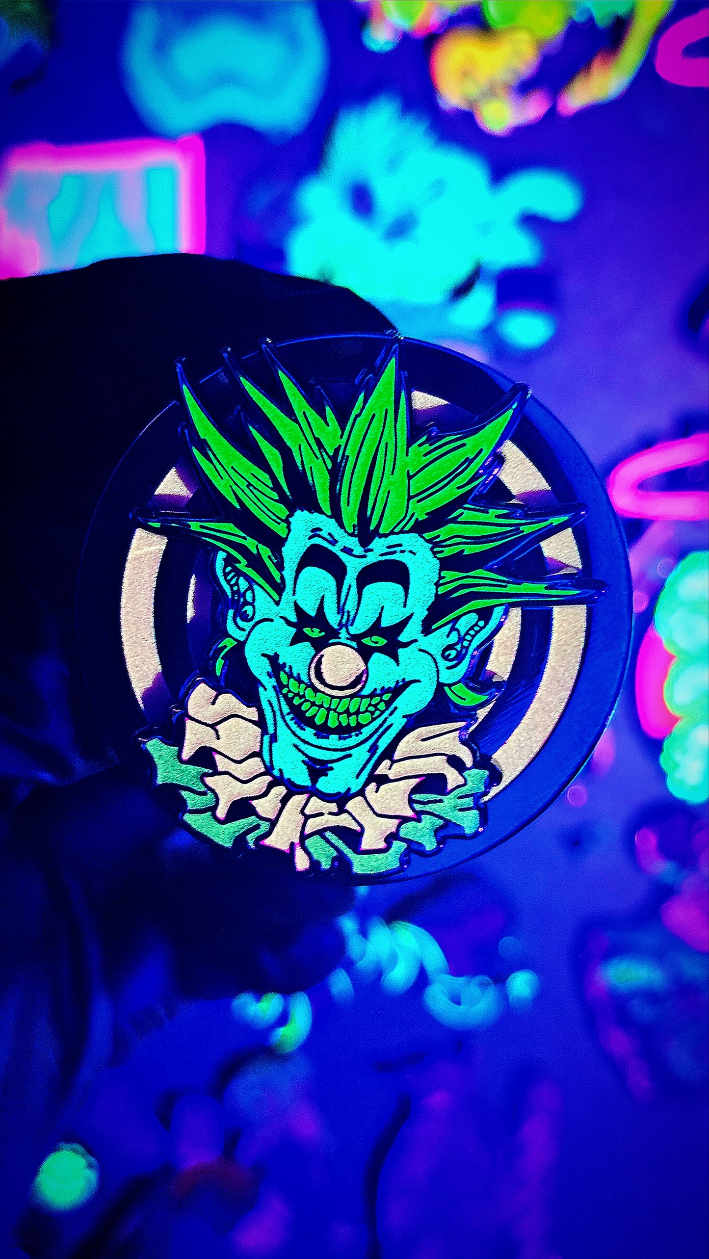 Klown Spinner Enamel pin