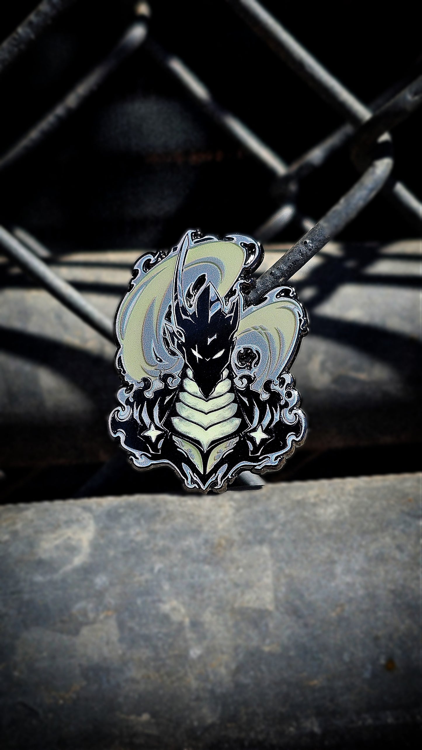Solo Knight enamel pin