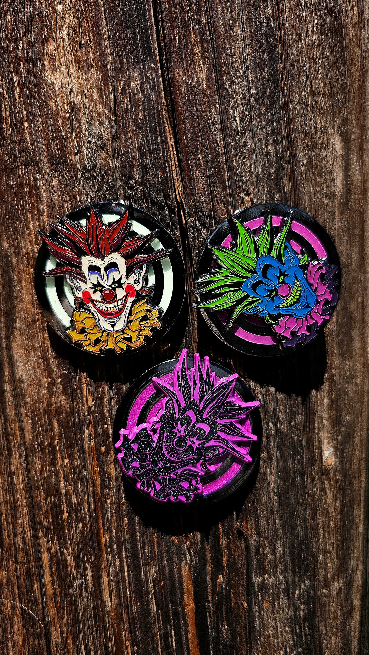 Klown Spinner Enamel pin