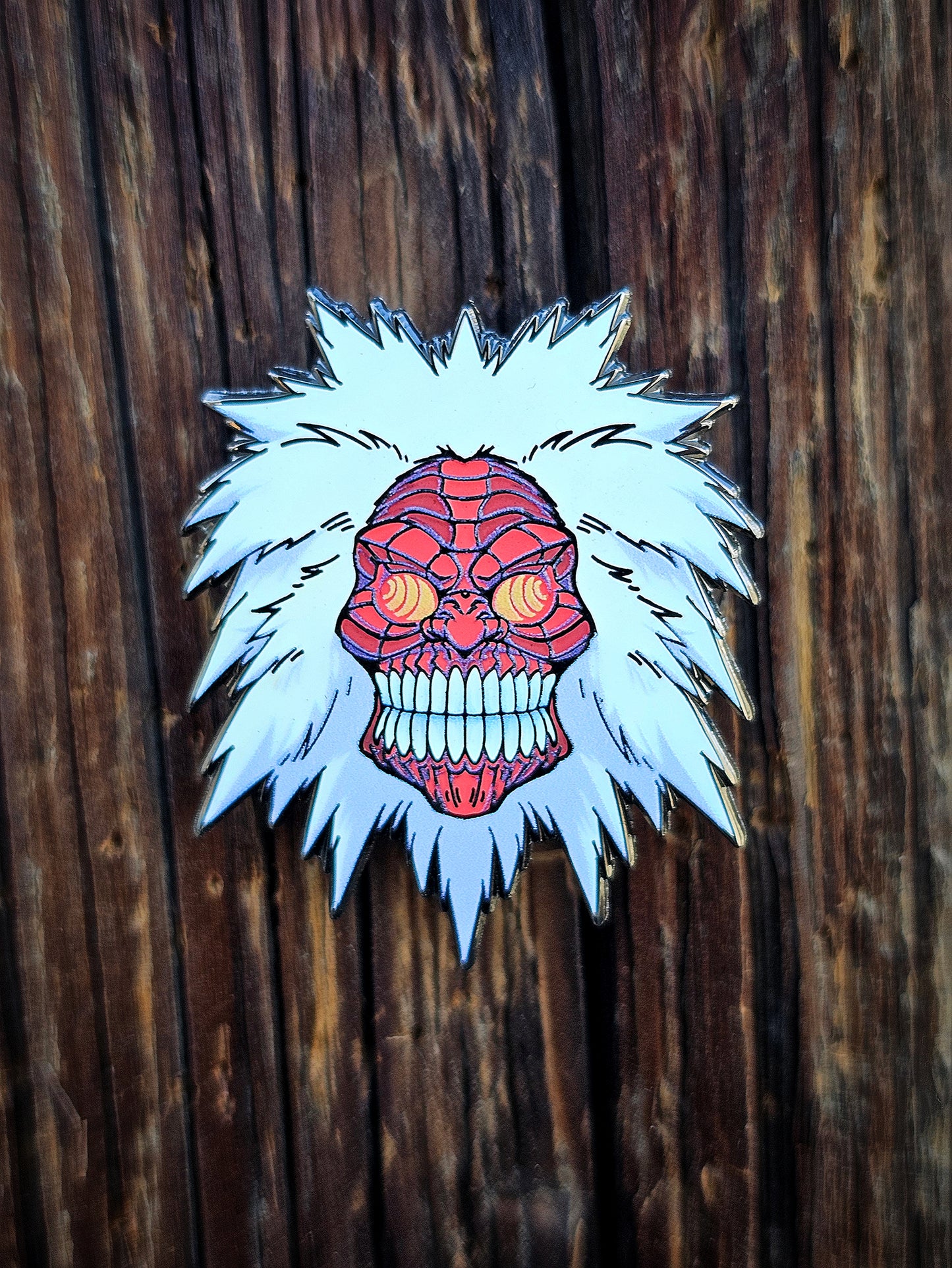 Turbo Mask Enamel Pin