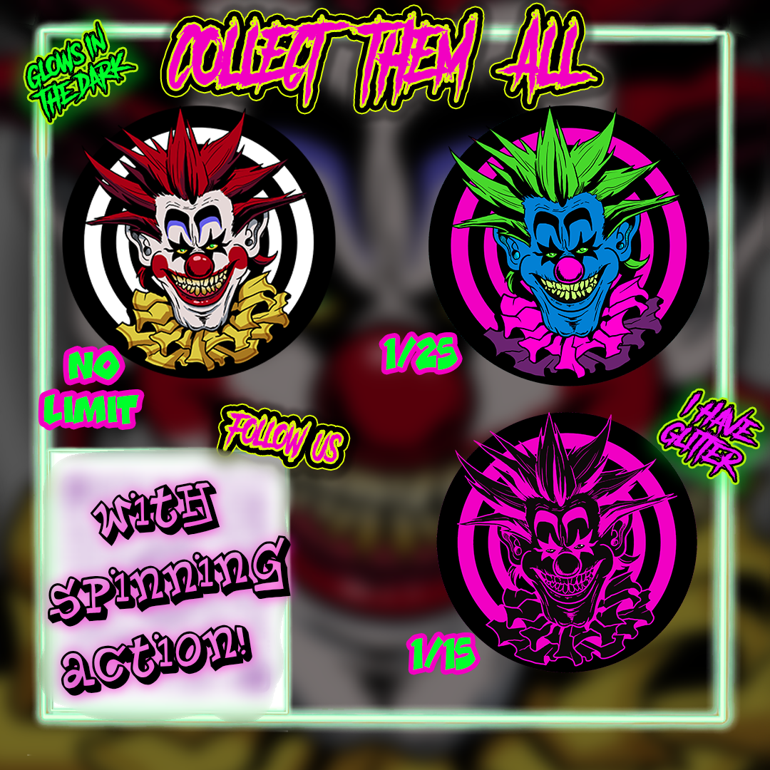 Klown Spinner Enamel pin