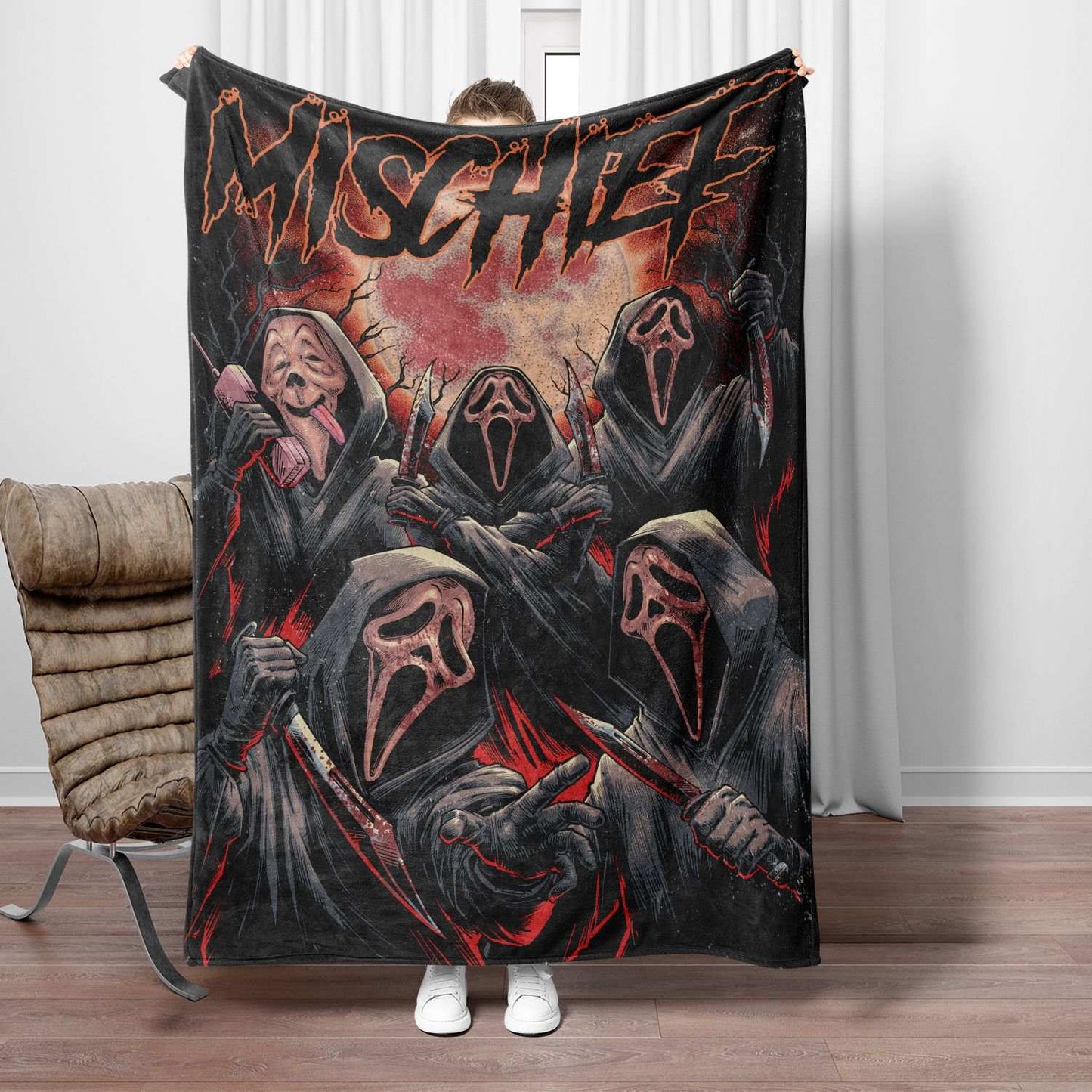 Mischief Ghost Slasher Fleece blanket