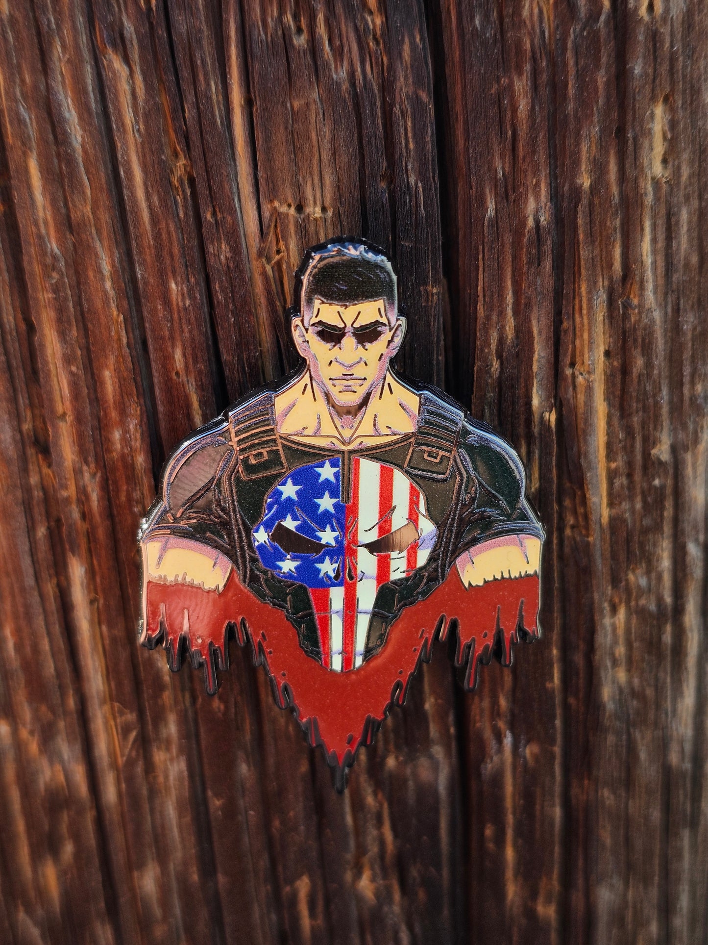 The Punish User enamel Pin