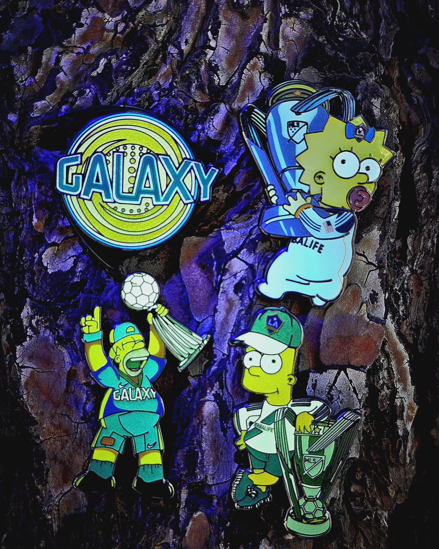 Bart Galaxy Fan Enamel pin
