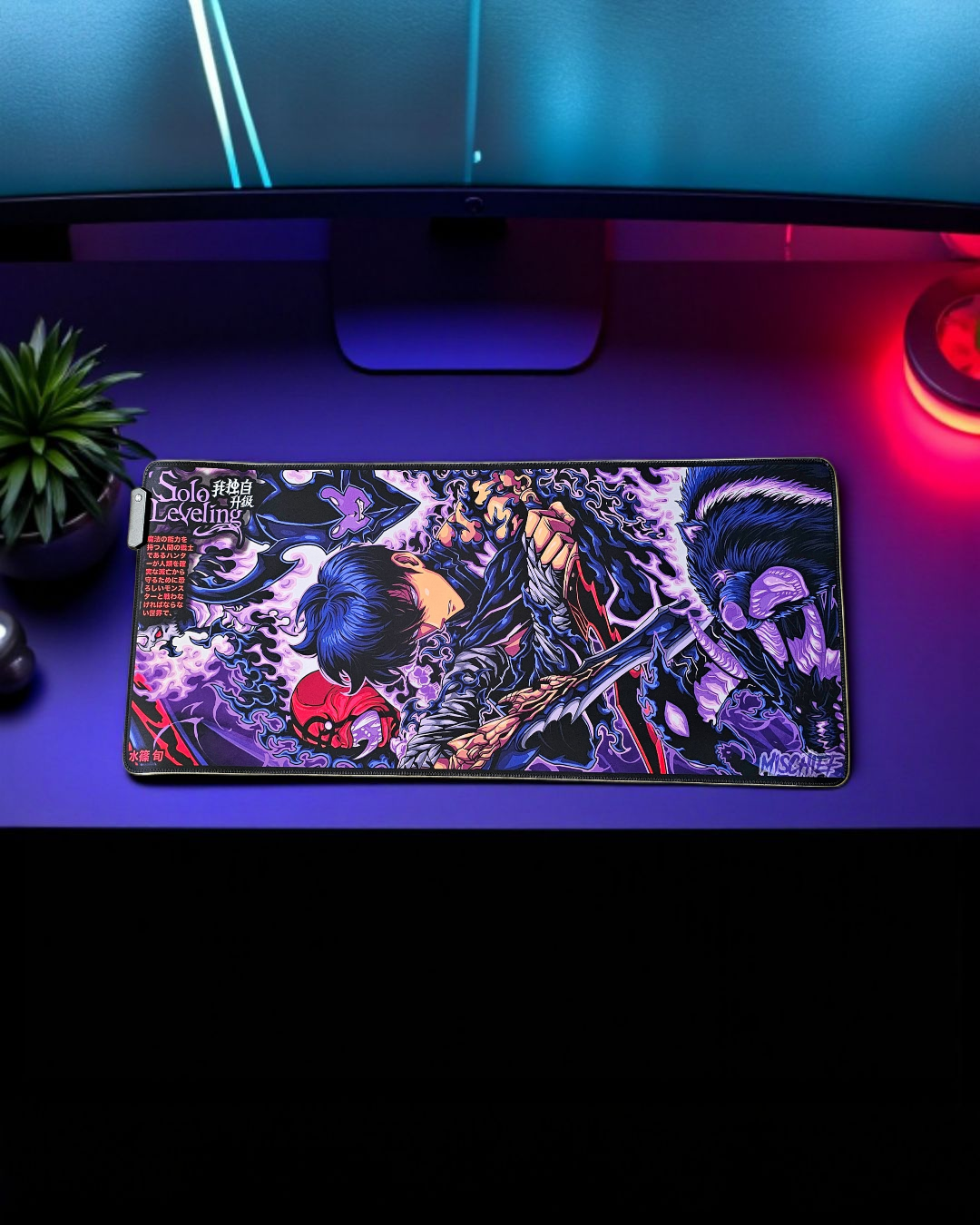 Jinwoo Leveling Deskmat