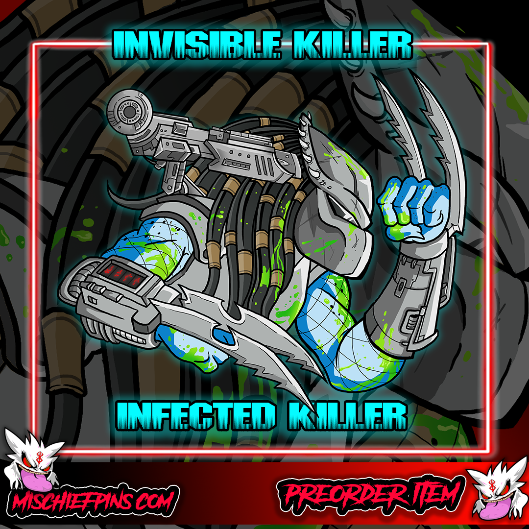 Invisible Killer Enamel pin PRE ORDERS
