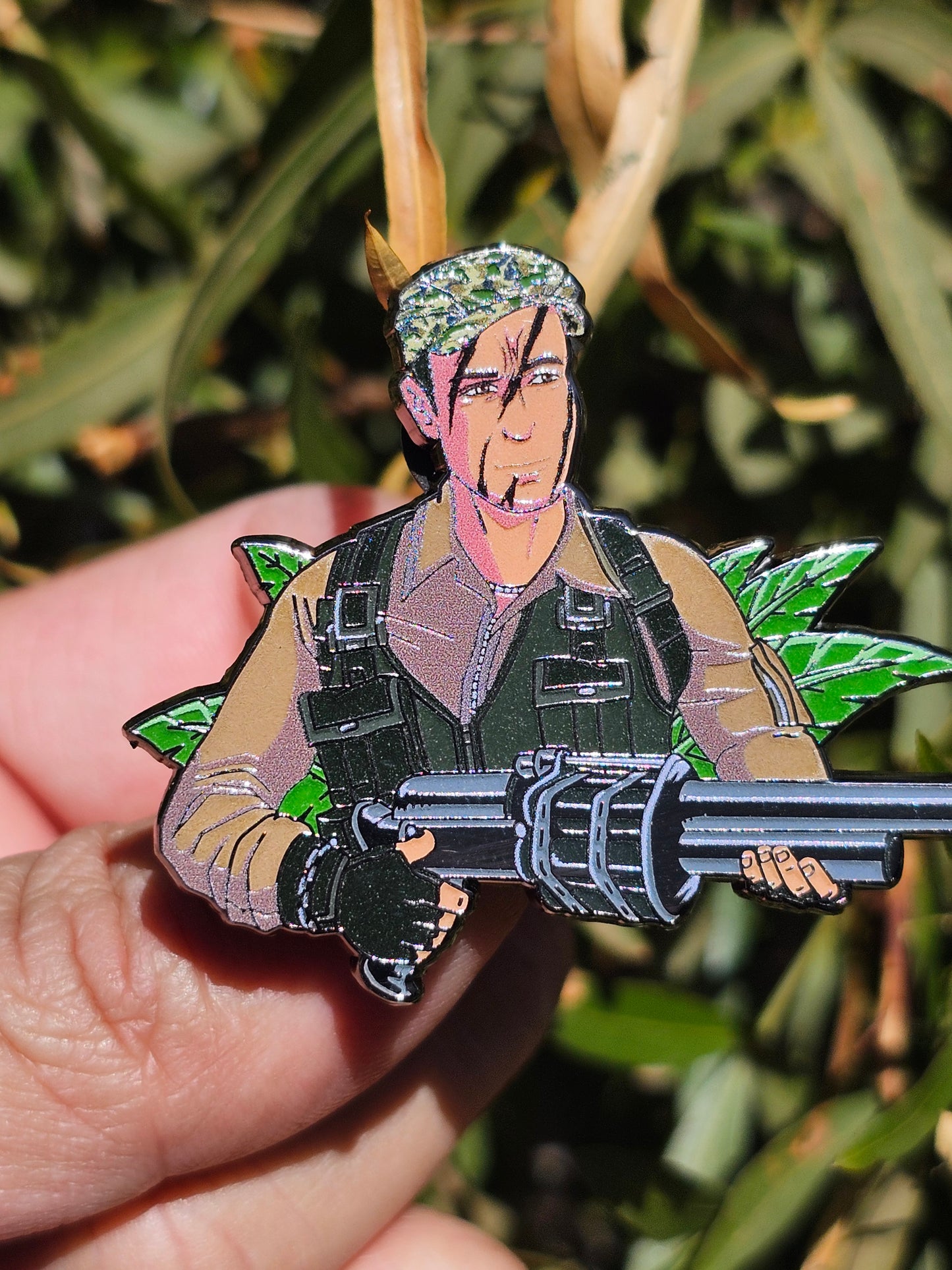 PONCHO ENAMEL PIN