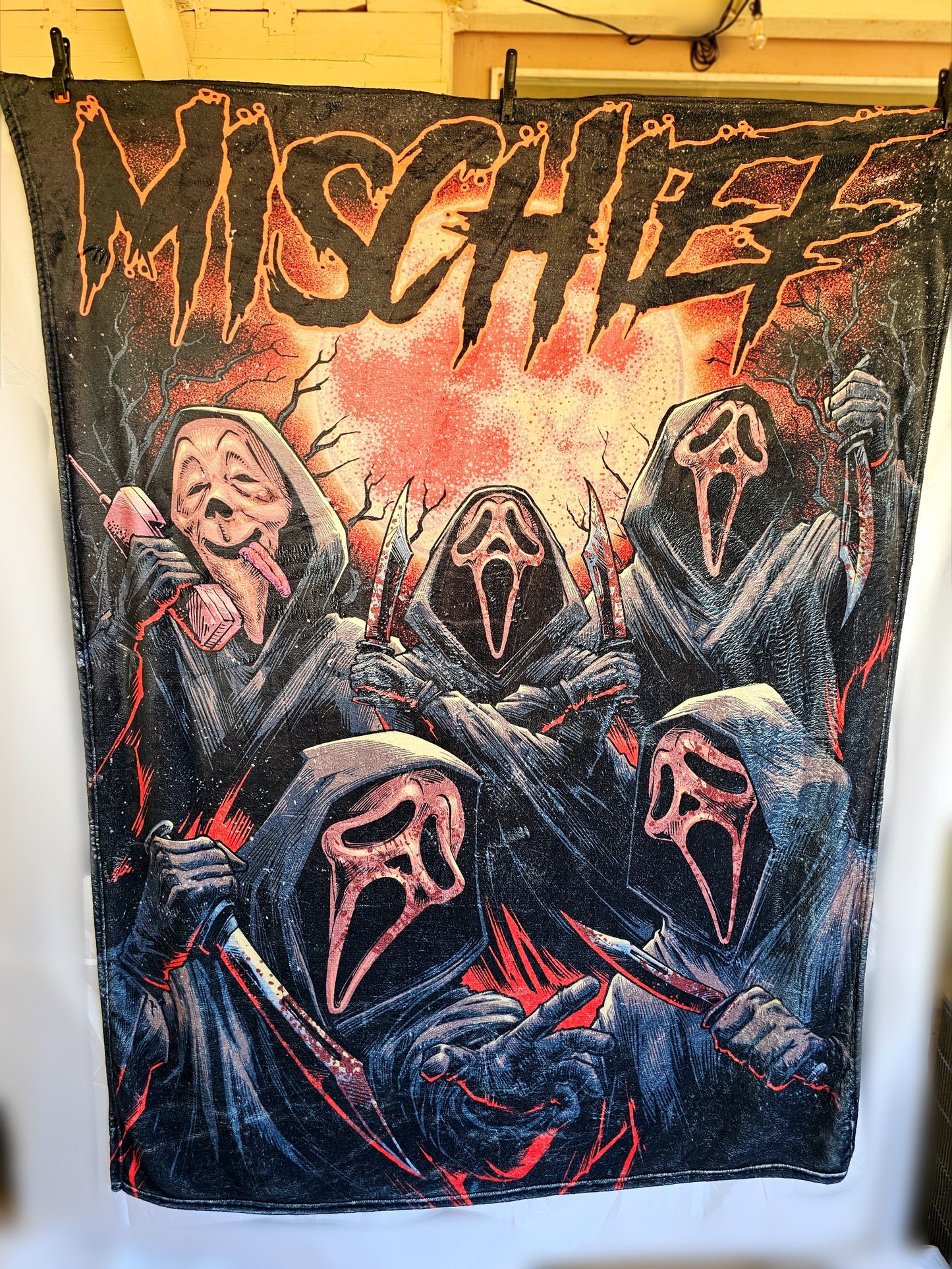 Mischief Ghost Slasher Fleece blanket