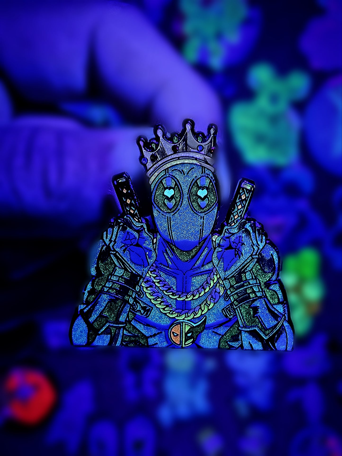 King Pool Enamel Pin