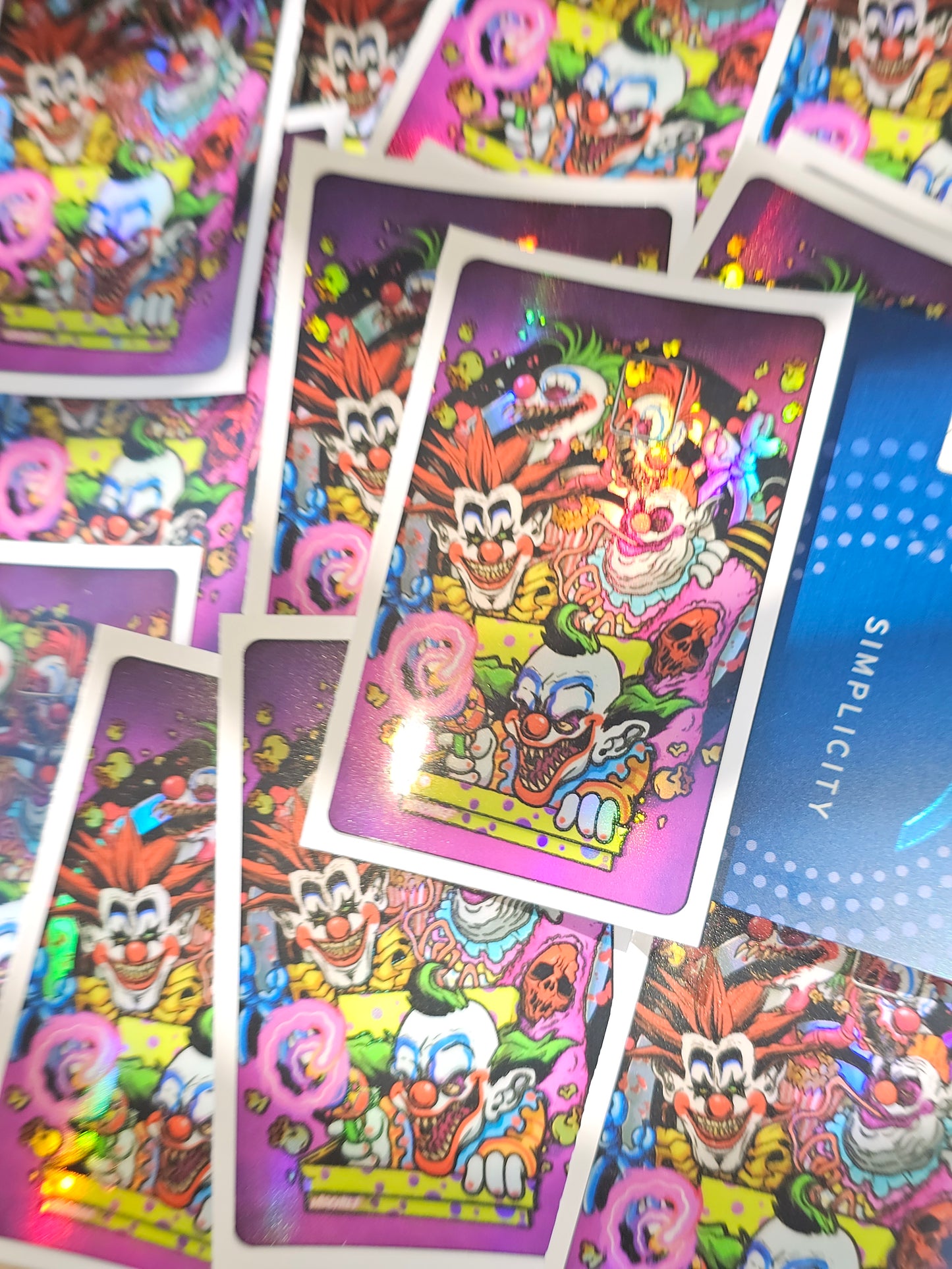 Space klowns Credit card skin