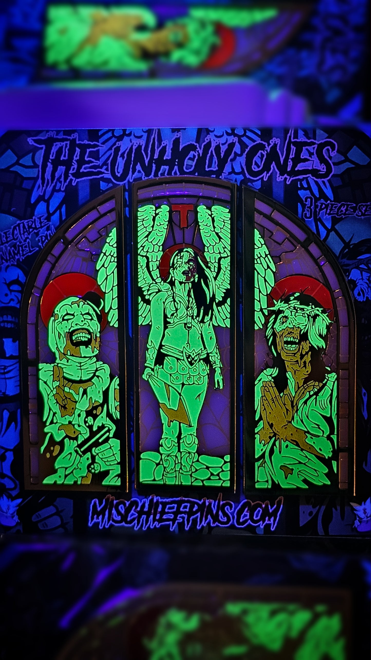The Unholy Ones Enamel Pin Set