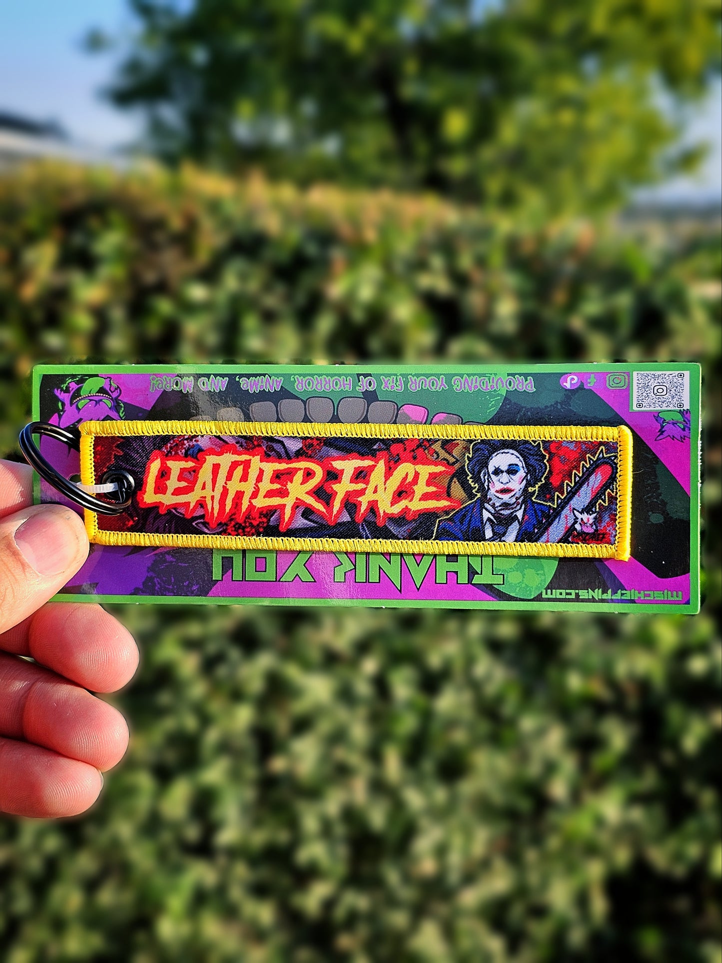 Leather face Jet Tag