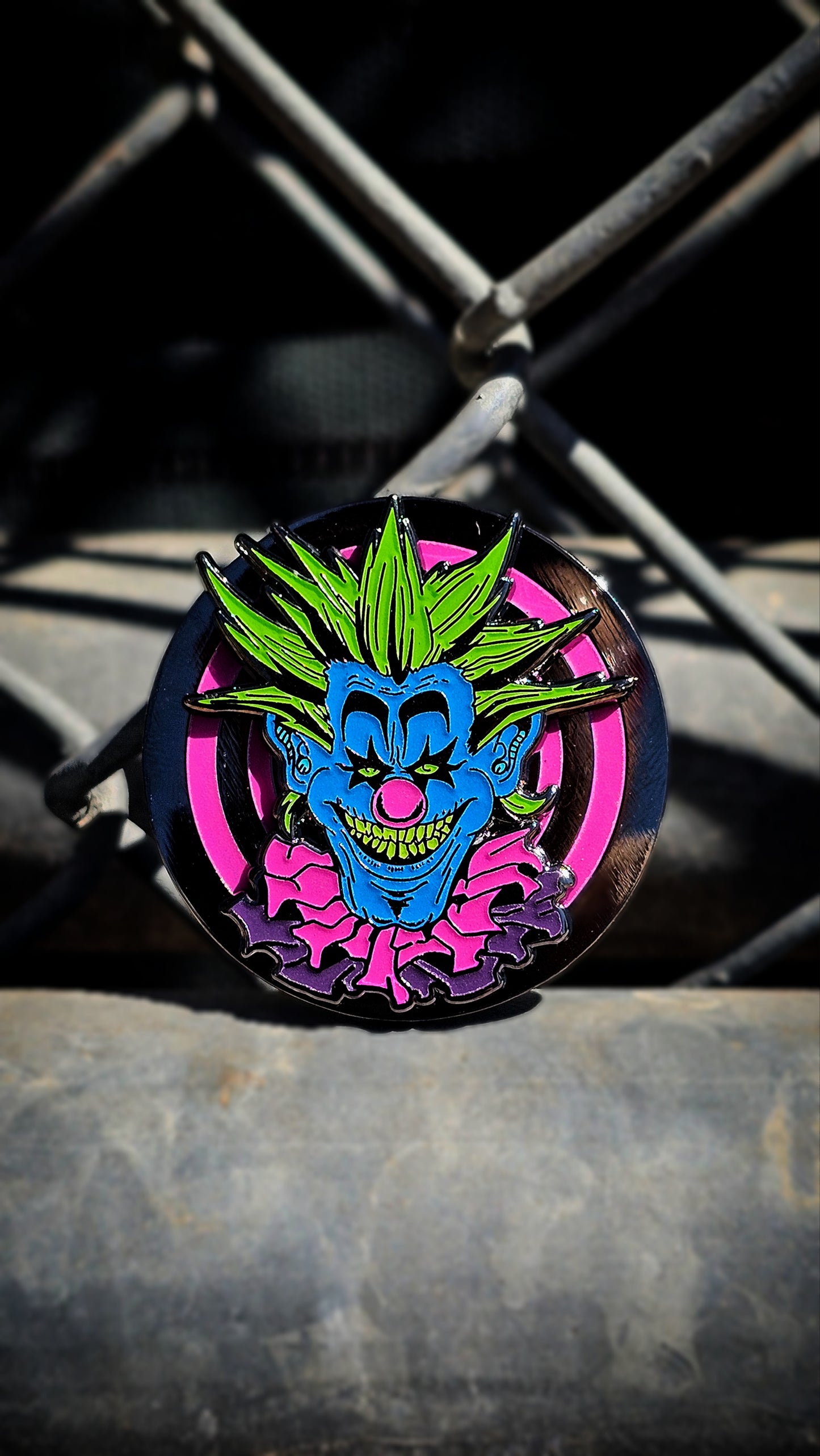 Klown Spinner Enamel pin